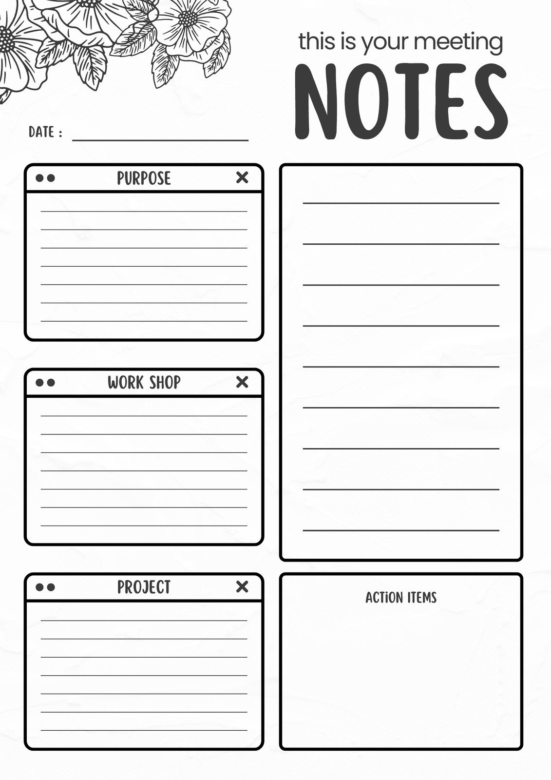 Free And Customizable Notes Templates within Free Printable School Notes