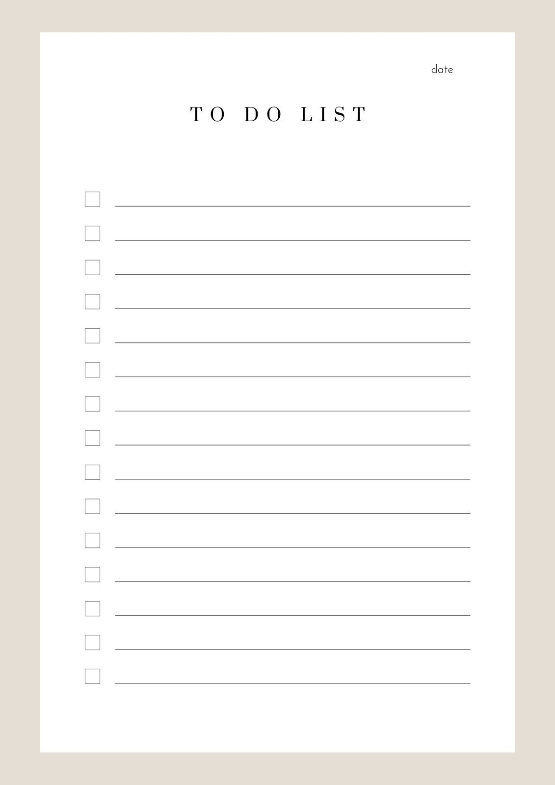 Free And Customizable To Do List Templates intended for To Do Template Free Printable