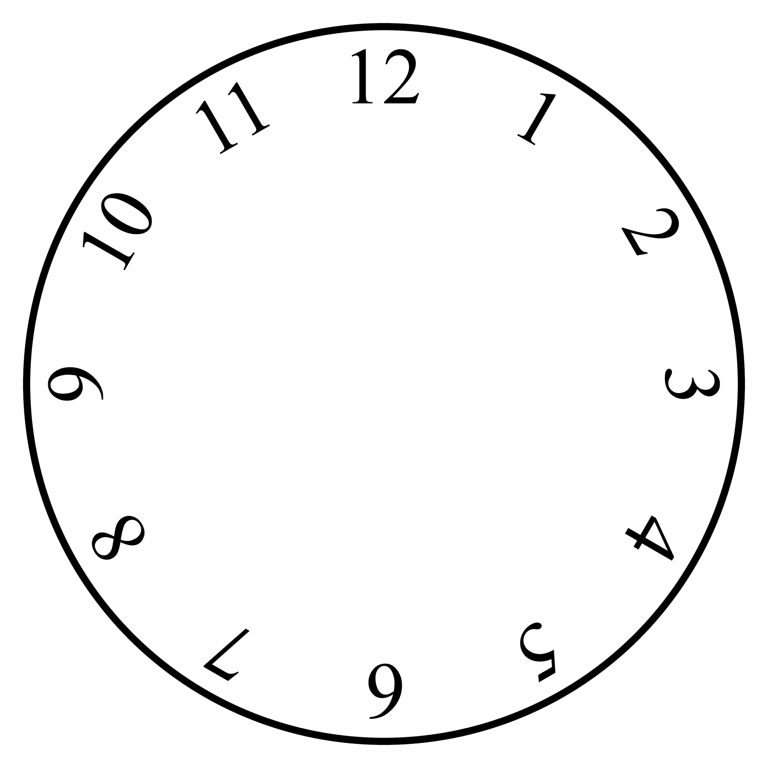 Free And Printable Clock Faces Templates | Activity Shelter intended for Free Printable Clock Faces