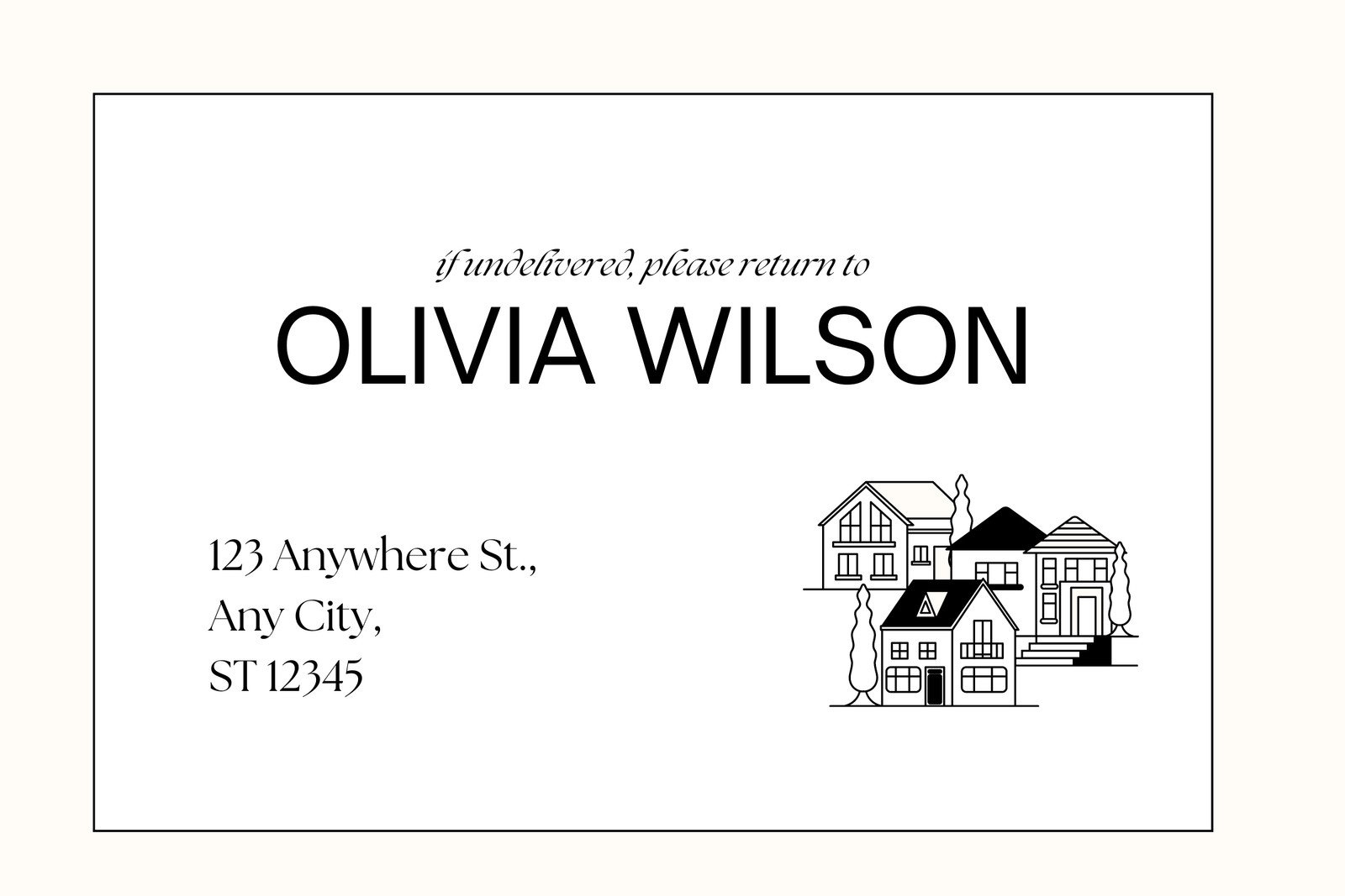 Free And Printable Custom Address Label Templates | Canva for Free Printable Return Address Labels