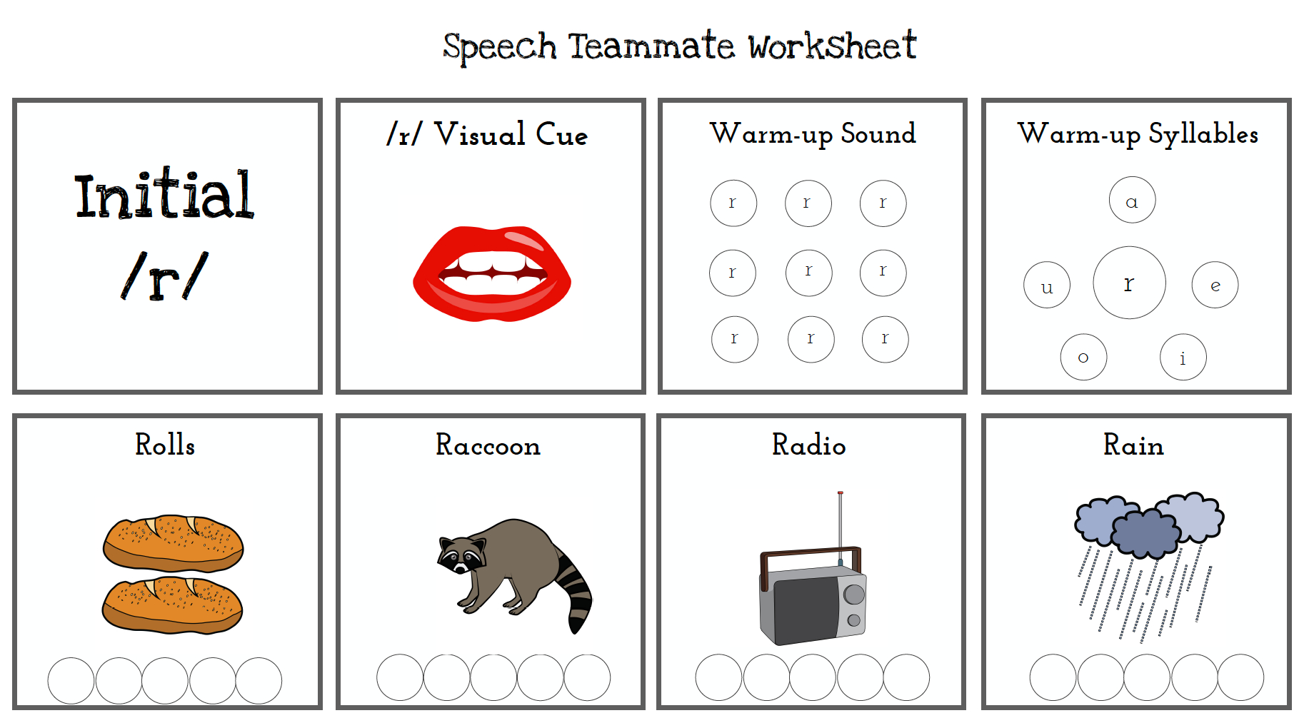 Free Articulation Worksheets in Free Printable Vocalic R Worksheets