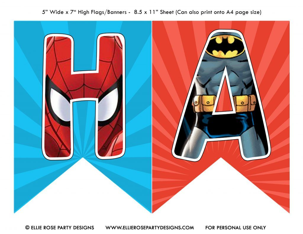 Free Avengers Birthday Party Printables with Free Avengers Birthday Party Printables