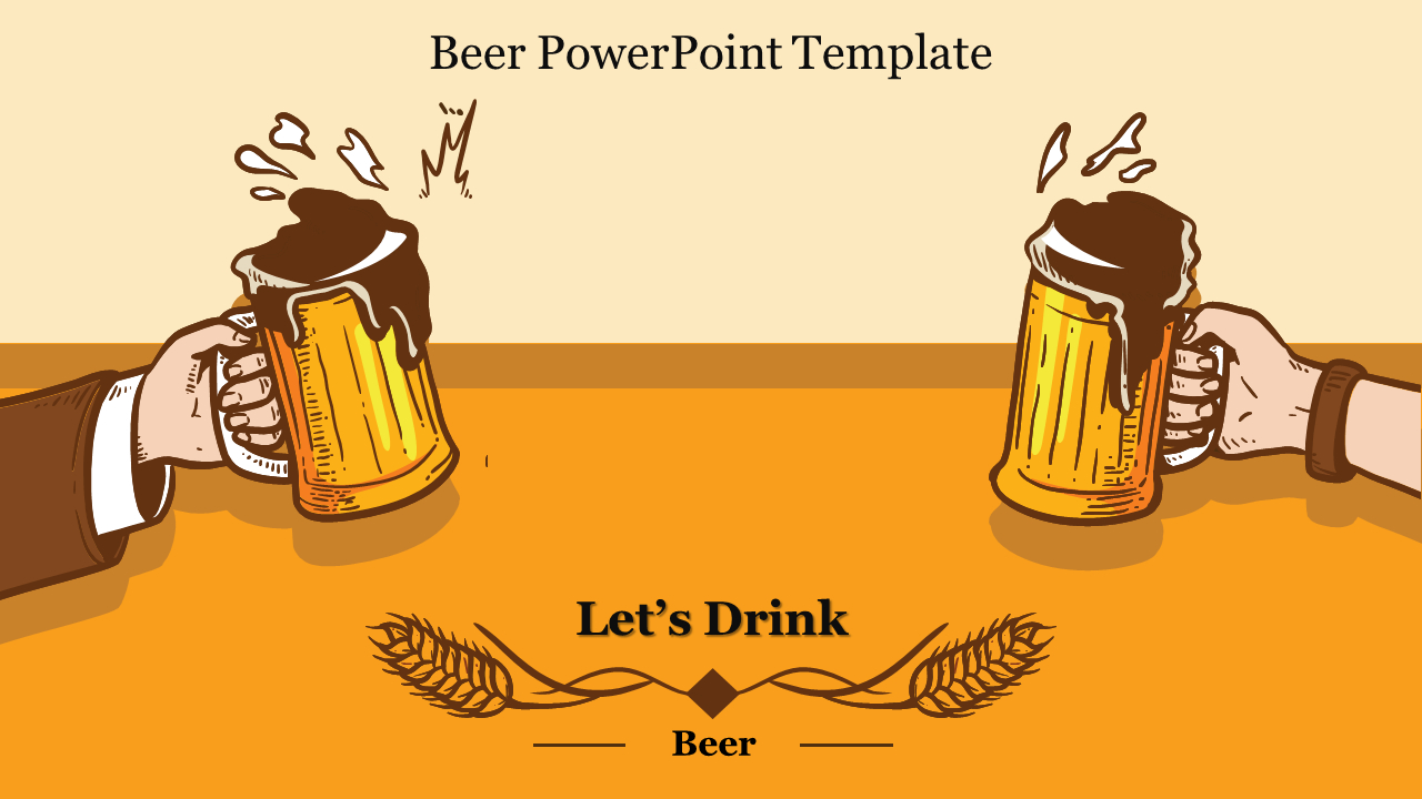 Free Beer Powerpoint Template &amp;amp; Google Slides Presentation throughout Free Beer Printables