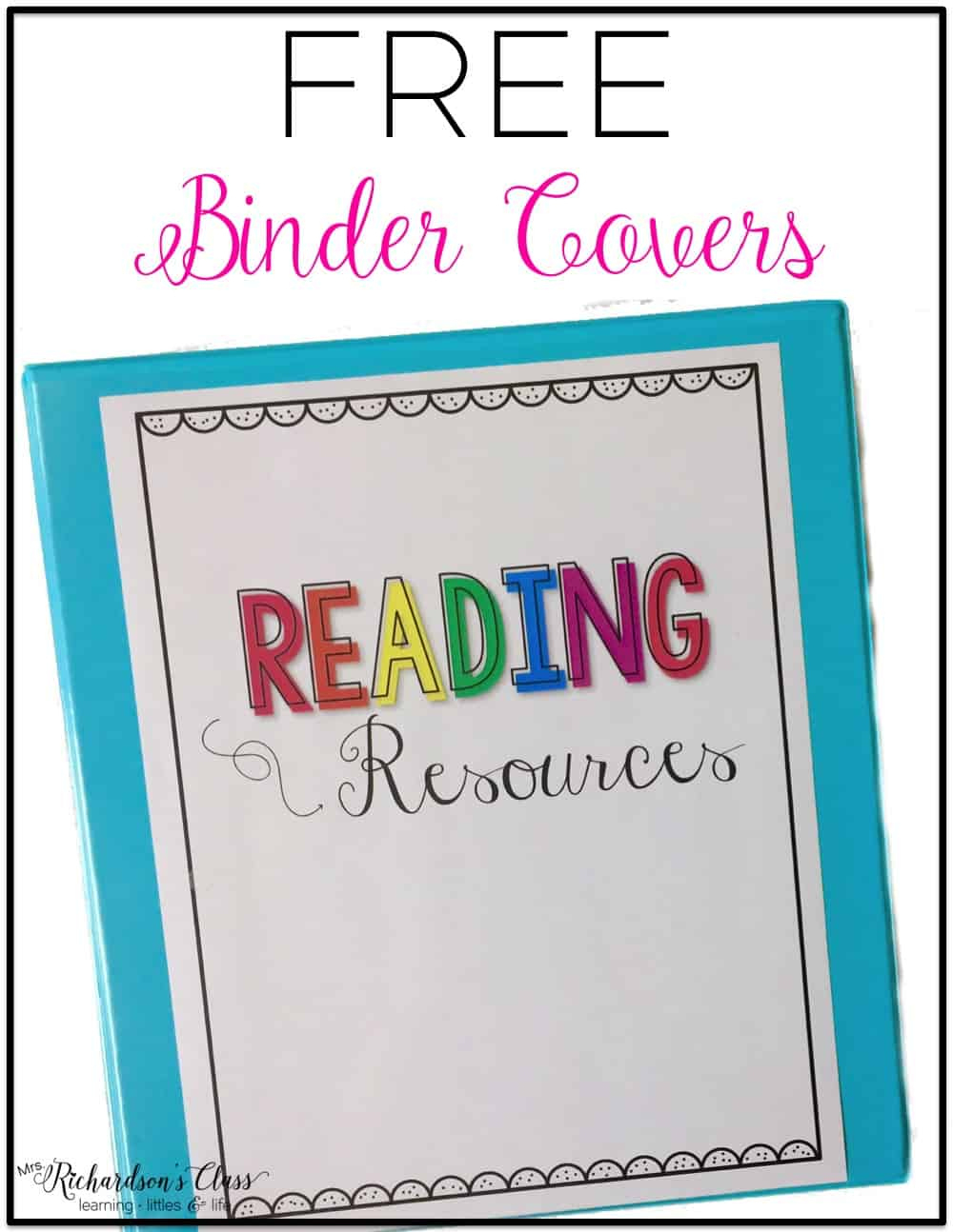 Free Binder Covers - Mrs. Richardson&amp;#039;S Class inside Free Printable Teacher Binder Covers