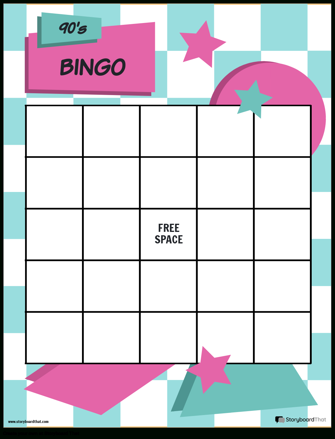 Free Bingo Card &amp;amp; Board Templates: Customize And Print throughout Free Printable Blank Bingo Cards for Teachers