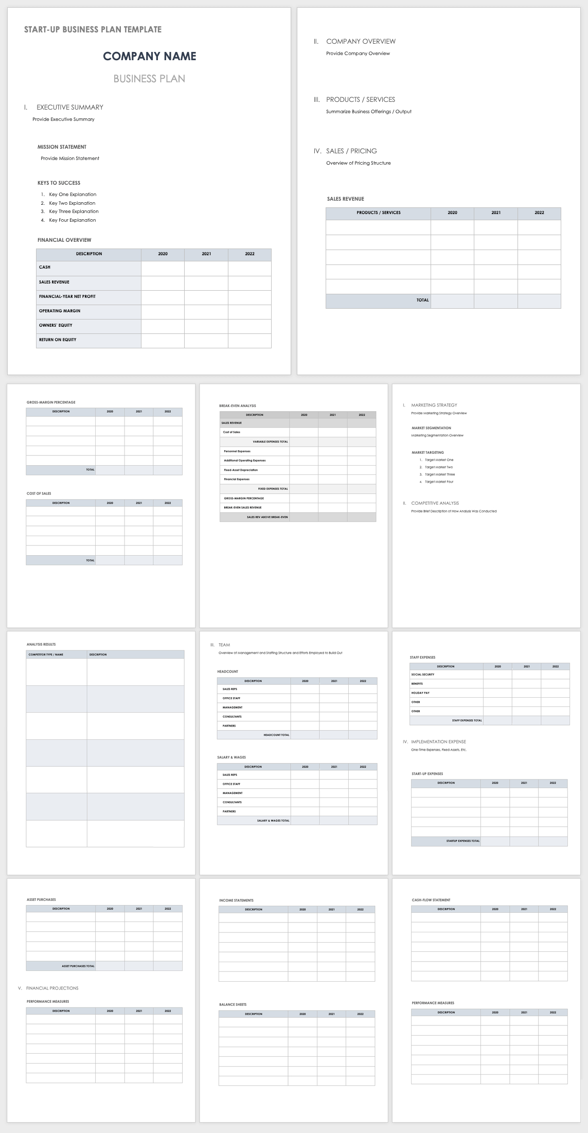 Free Business Templates | Smartsheet inside Free Printable Business Templates