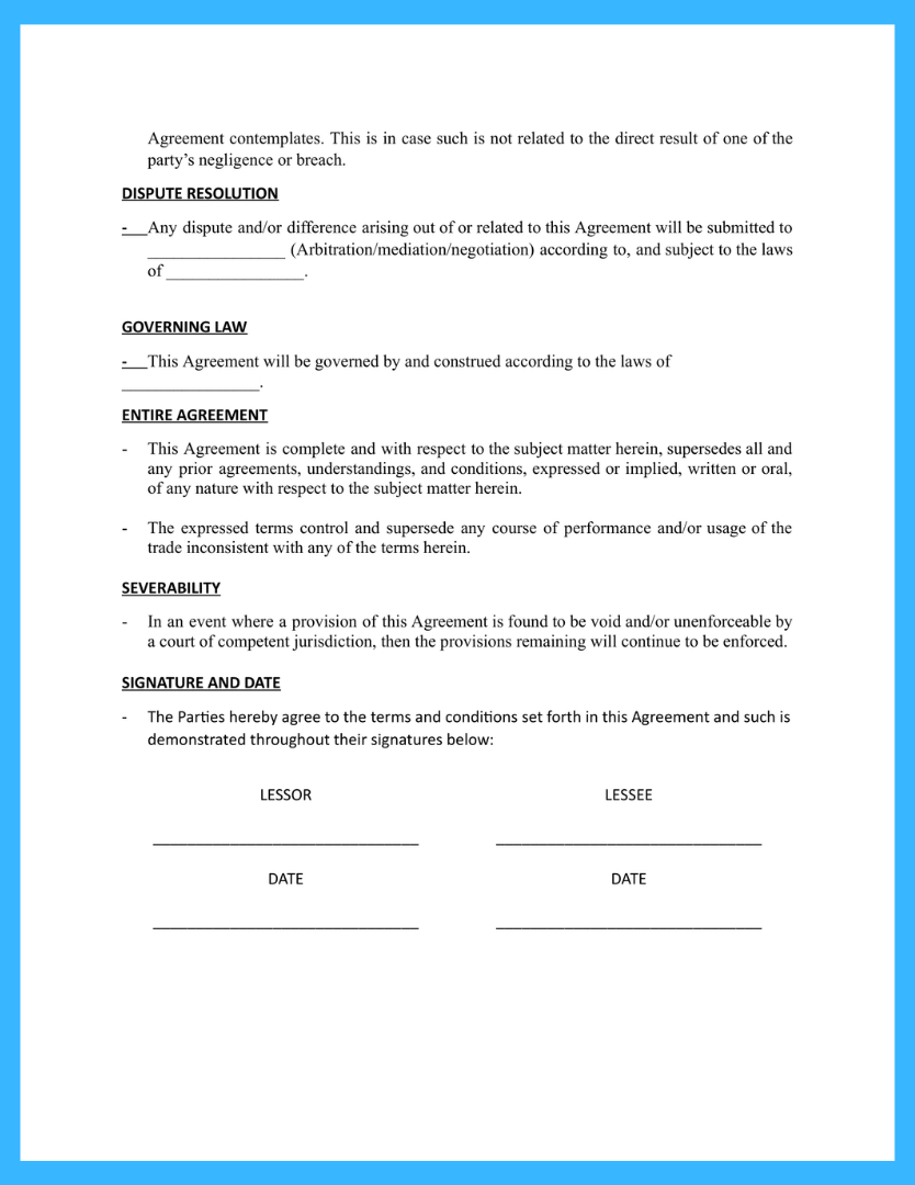 Free Car Lease Agreement Template To Win More Clients intended for Free Printable Vehicle Lease Agreement