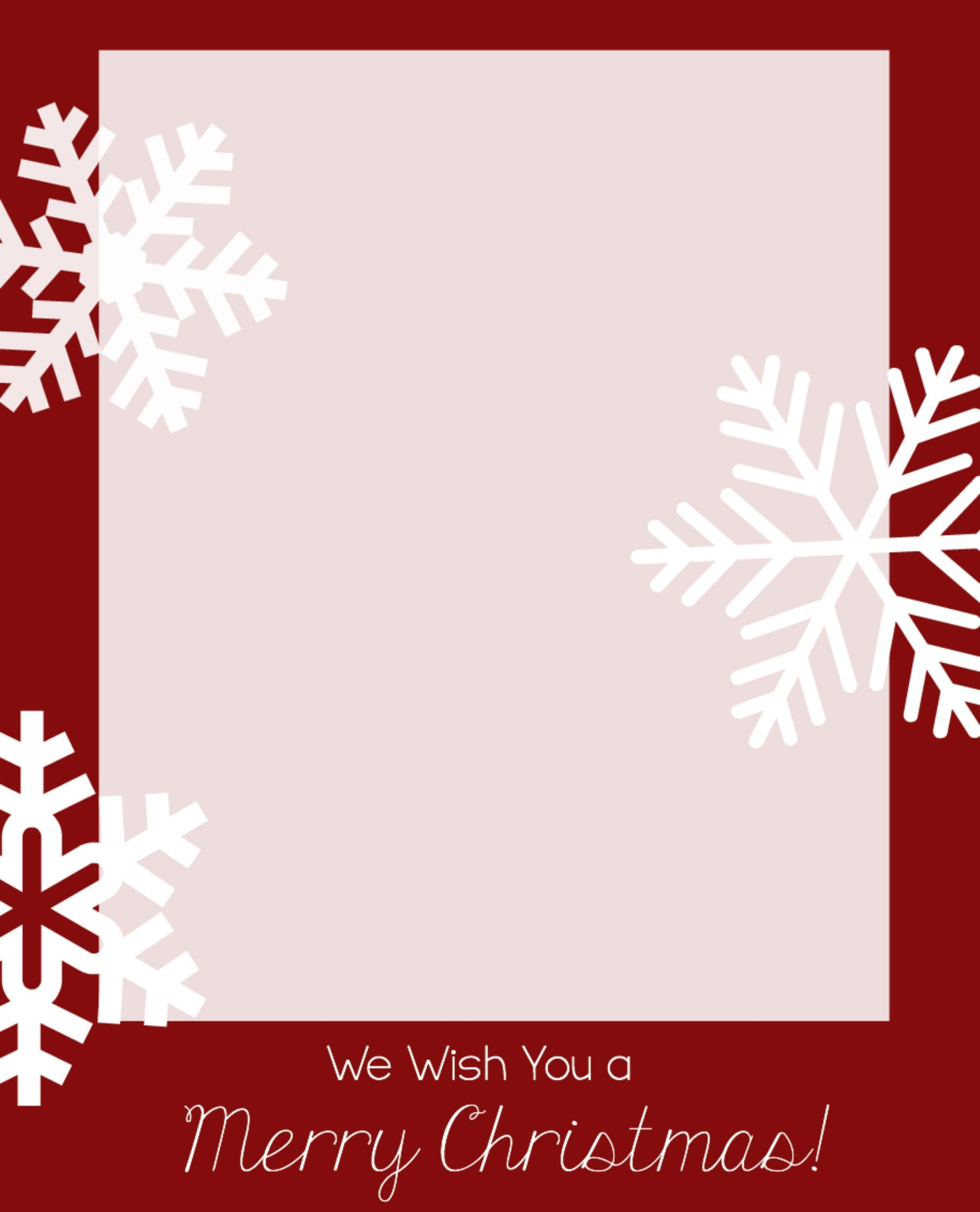 Free Christmas Card Templates - Crazy Little Projects | Christmas pertaining to Free Printable Christmas Card Templates