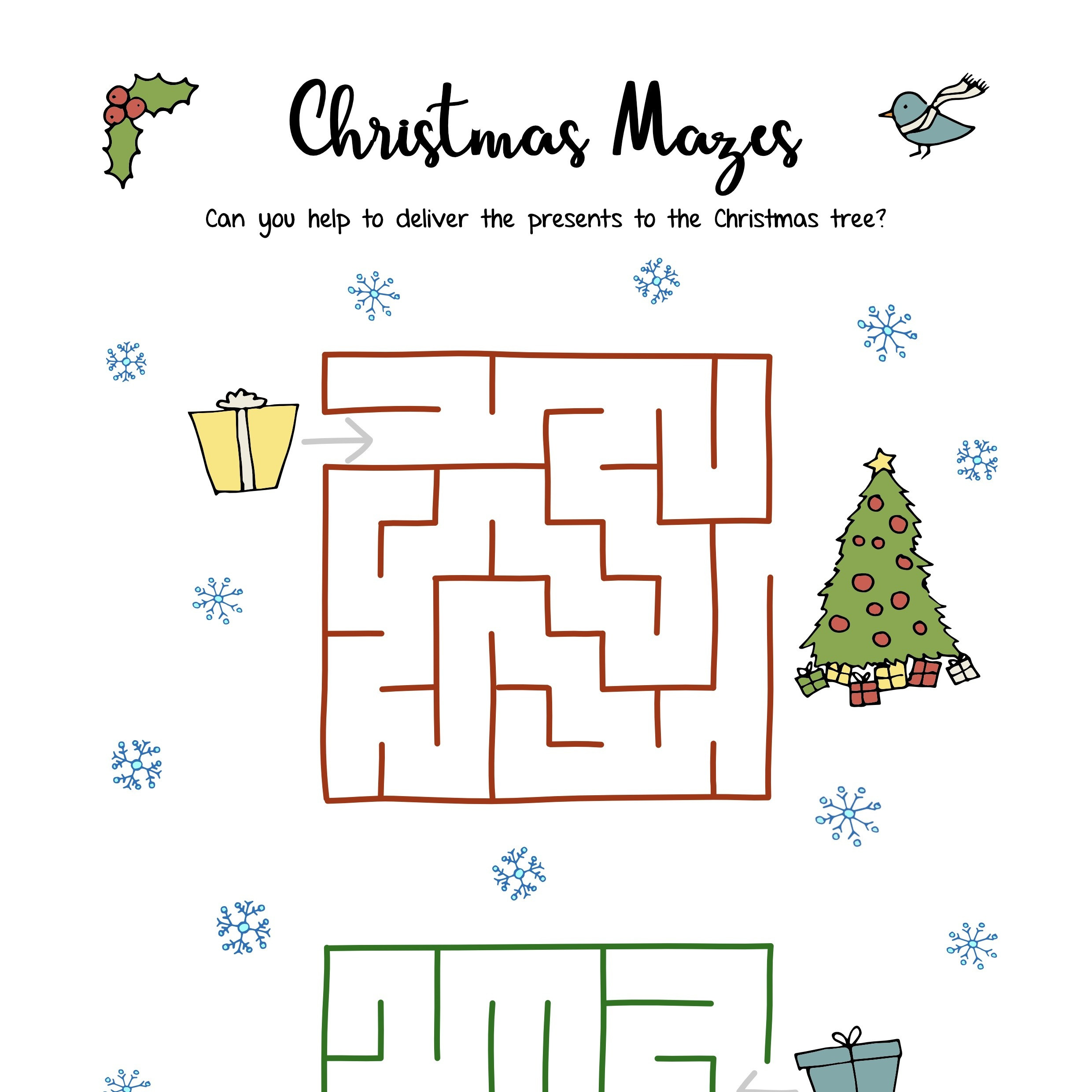 Free Christmas Printables – Puzzles | Mama Geek with Free Printable Christmas Picture Puzzles