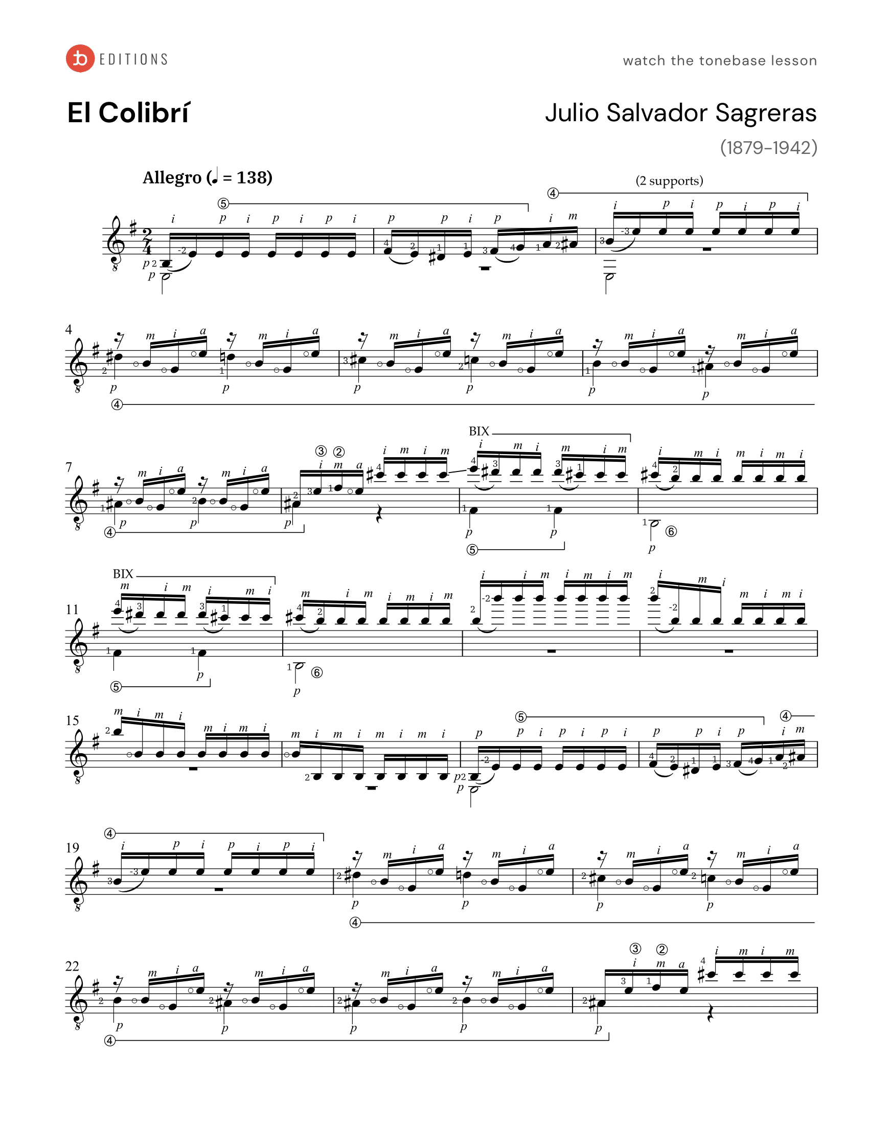 Free Classical Guitar Sheet Music | Tonebase Guitar within Free Guitar Sheet Music For Popular Songs Printable