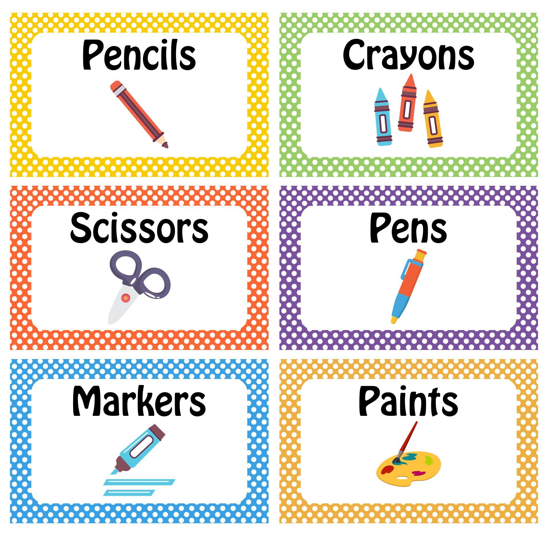 Free Classroom Labels With Pictures | Classroom Labels Printables inside Free Printable Classroom Labels With Pictures