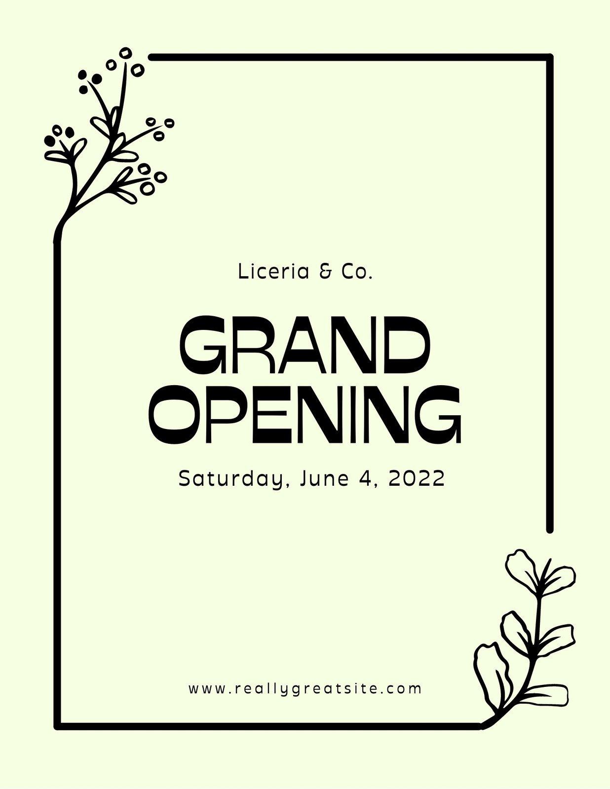 Free Custom Printable Grand Opening Flyer Templates | Canva inside Free Printable Flyers