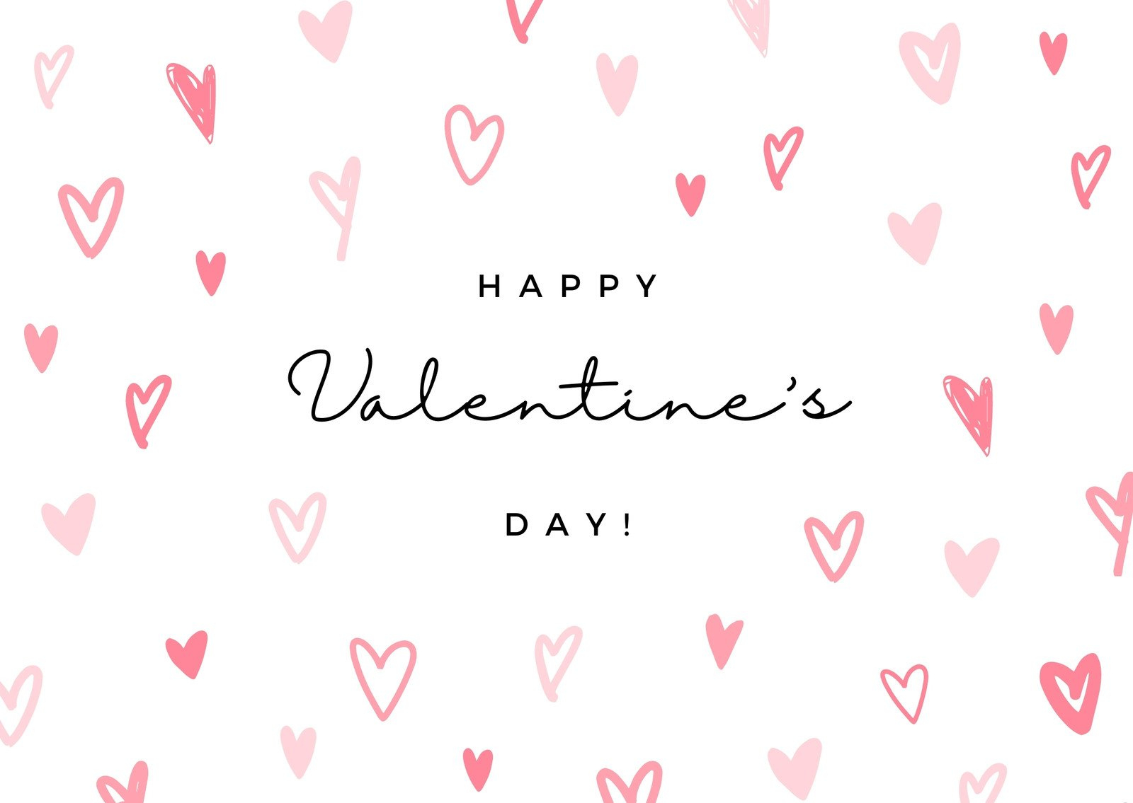 Free Custom Printable Valentine&amp;#039;S Day Card Templates | Canva throughout Free Printable Love Greeting Cards