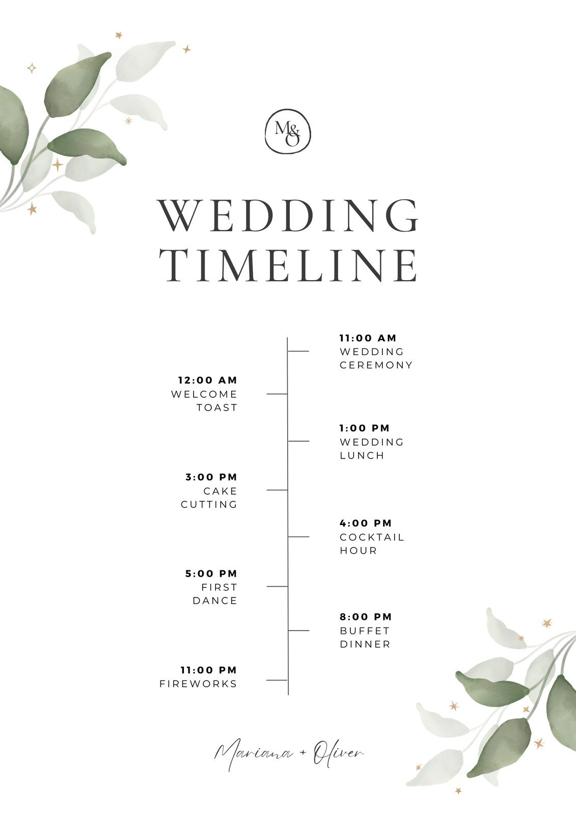 Free, Custom Printable Wedding Program Templates | Canva for Free Printable Wedding Programs