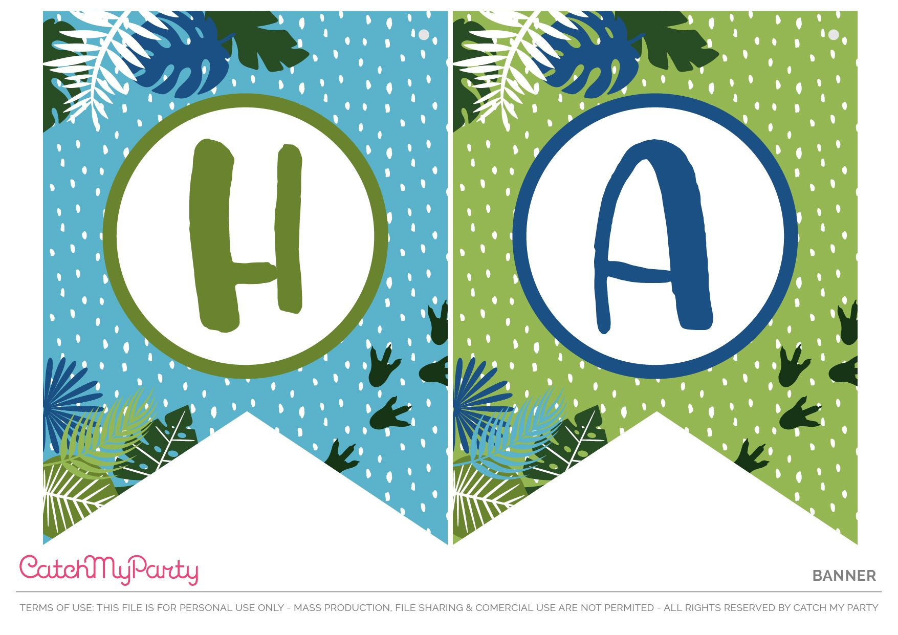 Free Dinosaur Party Printables for Free Printable Dinosaur Birthday Banner