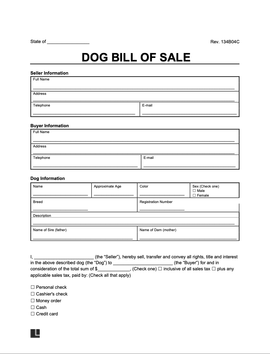 Free Dog/Puppy Bill Of Sale Template | Pdf &amp;amp; Word throughout Free Printable Puppy Sales Contract