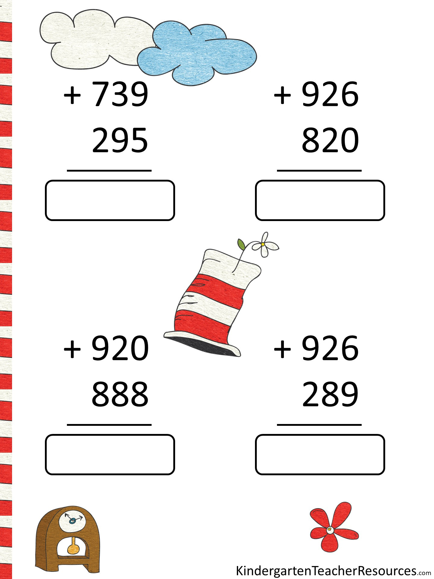 Free Dr Seuss Math Activities throughout Free Printable Dr Seuss Math Worksheets