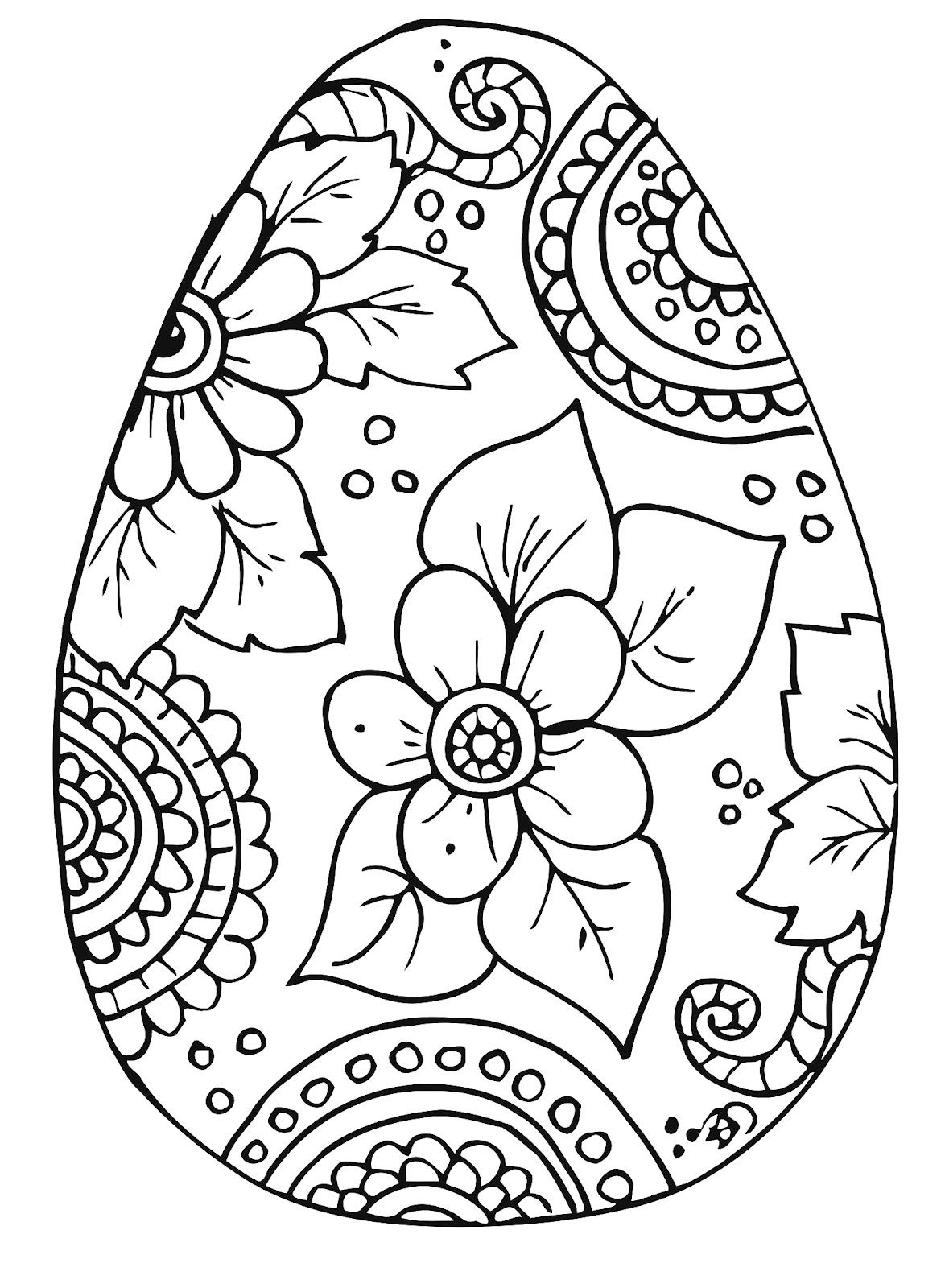 Free Easter Coloring Pages with Free Printable Easter Coloring Pictures