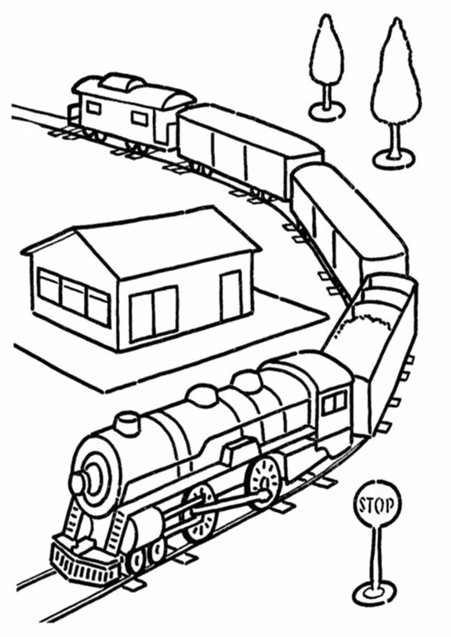 Free &amp;amp; Easy To Print Train Coloring Pages | Train Coloring Pages throughout Free Printable Train Pictures