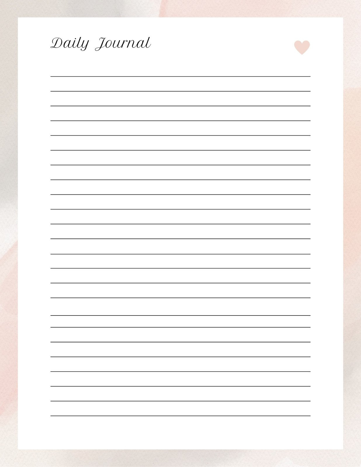 Free Editable And Printable Journal Templates | Canva for Free Printable Journal Templates