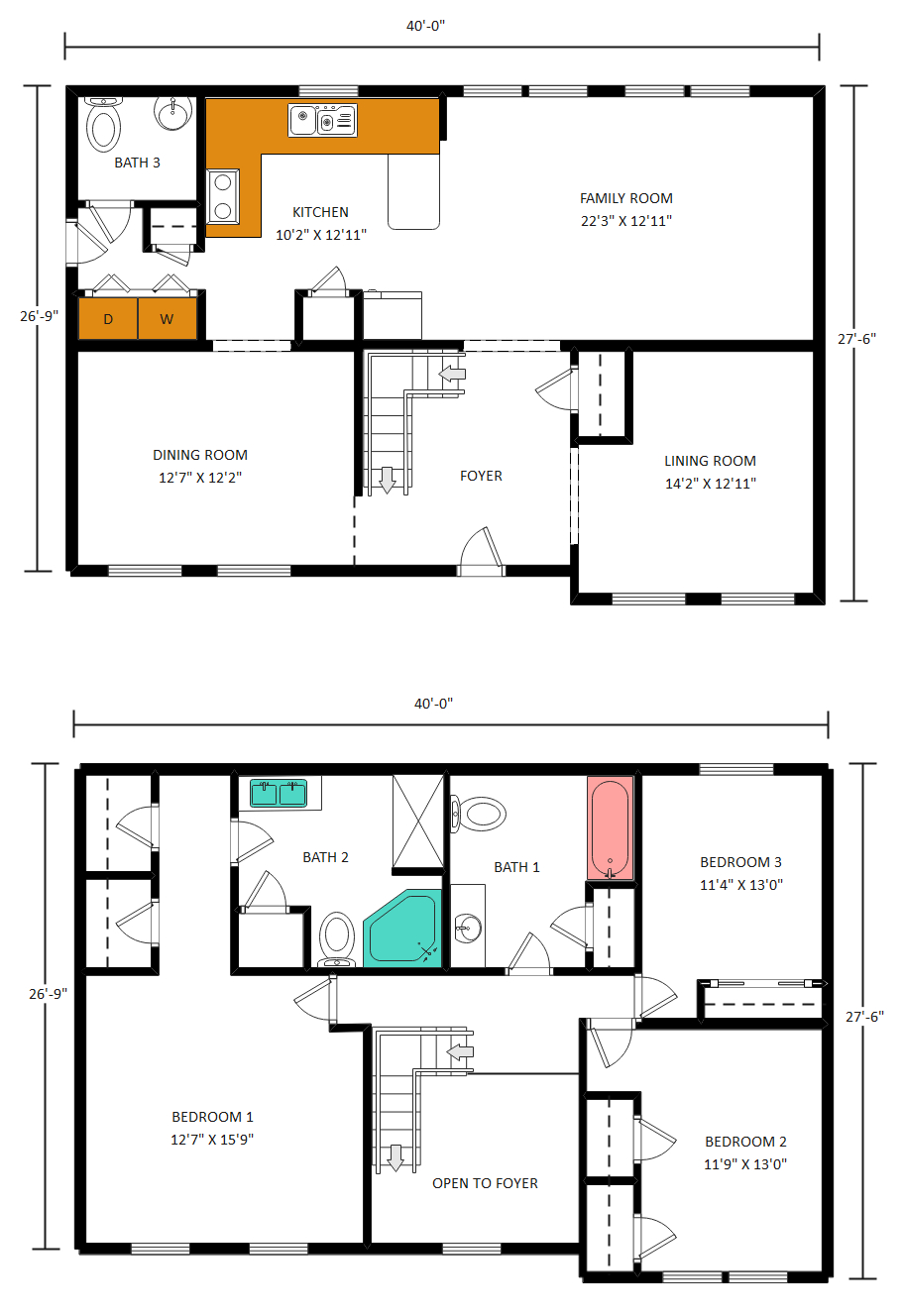 Free Editable House Plan Examples &amp;amp; Templates | Edrawmax with Free Printable Small House Plans