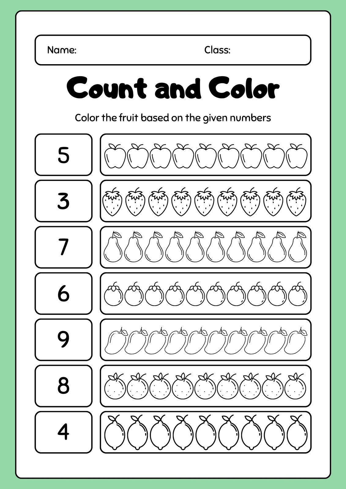 Free Editable Kindergarten Worksheet Templates | Canva pertaining to Free Printable Worksheets For Kindergarten