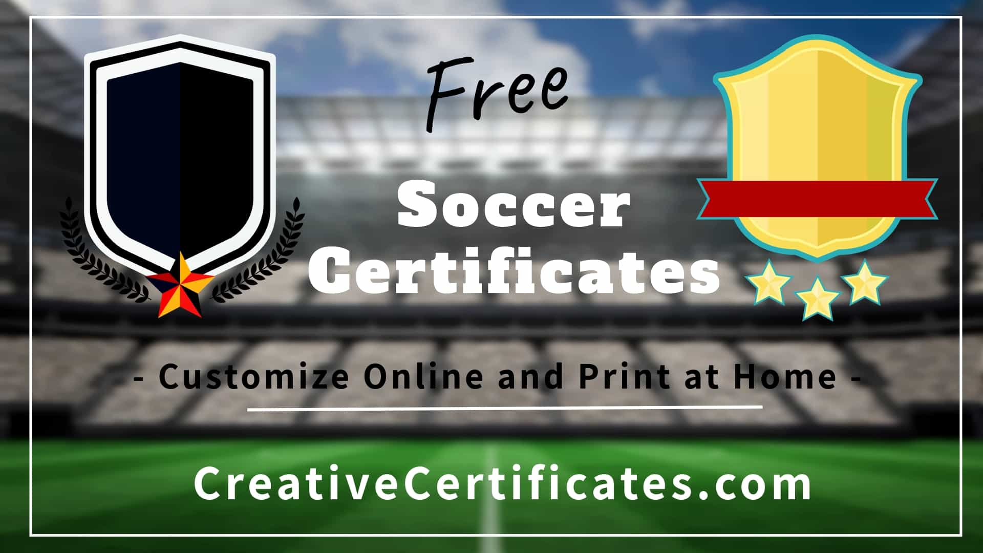 Free Editable Soccer Certificates - Customize Online in Free Soccer Award Certificates Printable