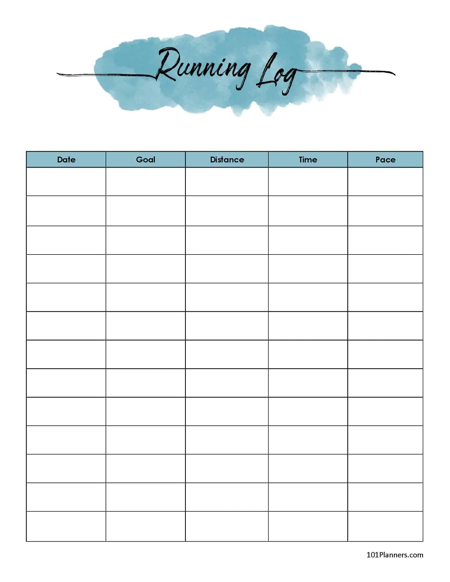 Free Fitness Planner Printable Book | Customize Online &amp;amp; Print regarding Free Printable Running Log