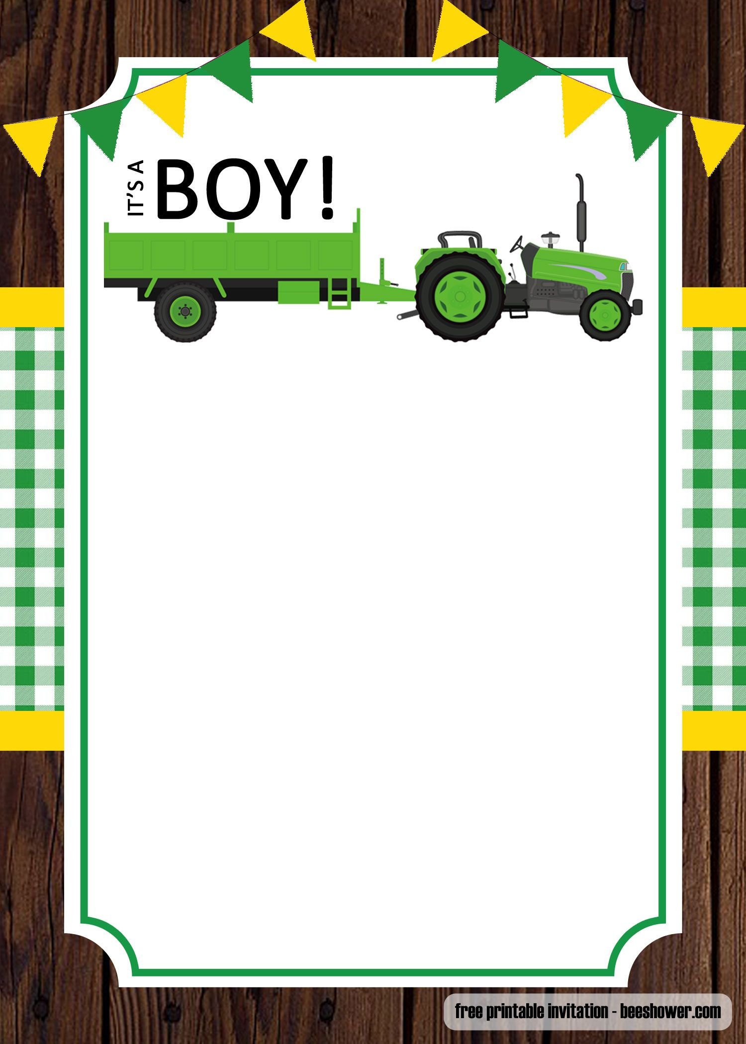 Free Free Printable John Deere Baby Shower Invitations Templates throughout Free Printable John Deere Baby Shower Invitations