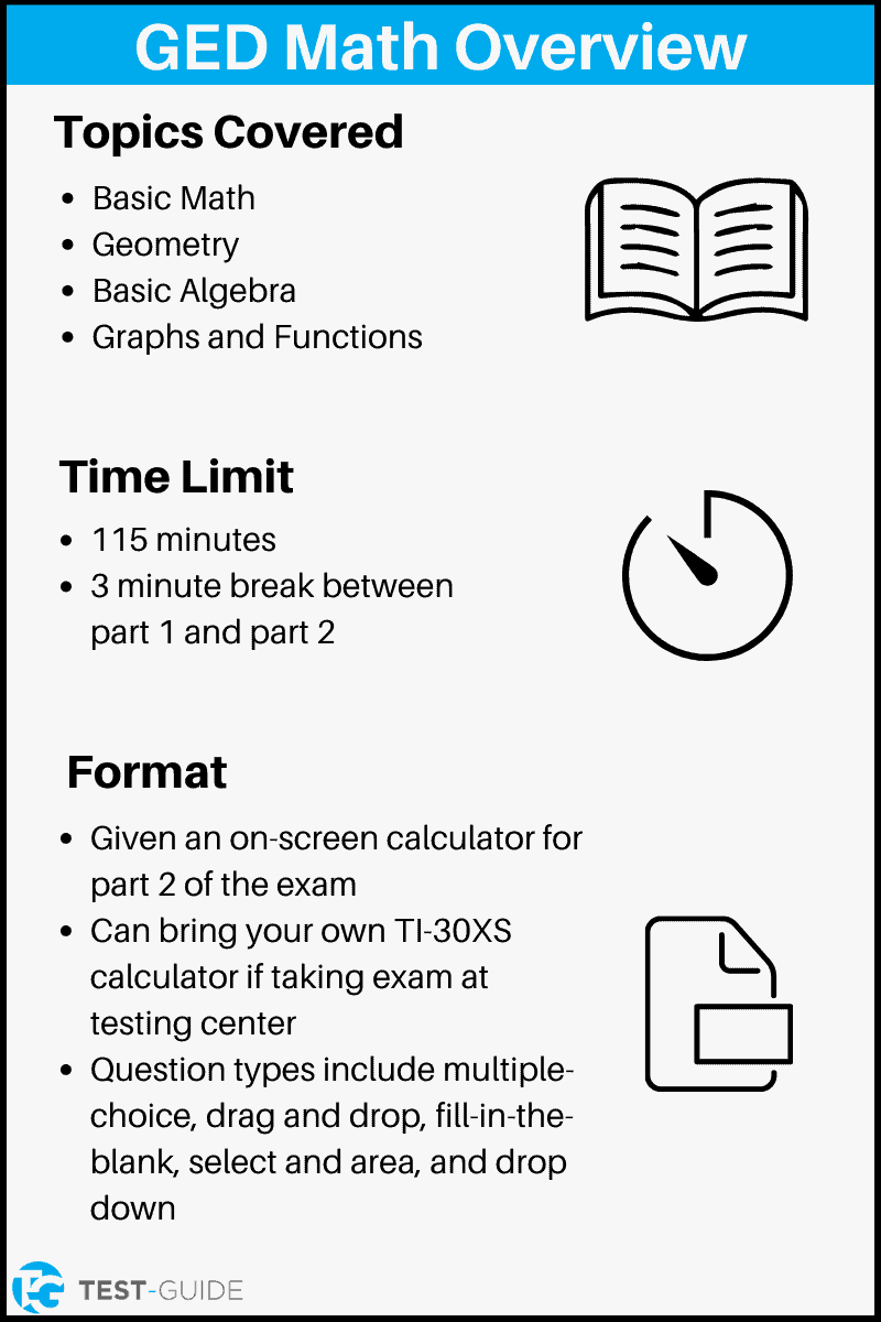 Free Ged Math Practice Test | Test-Guide inside Ged Math Practice Test Free Printable