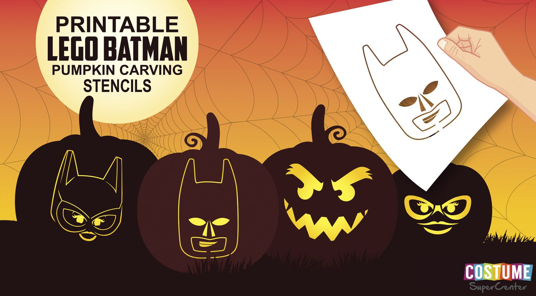 Free Lego Batman Pumpkin Carving Stencils | Costume Supercenter intended for Superhero Pumpkin Stencils Free Printable