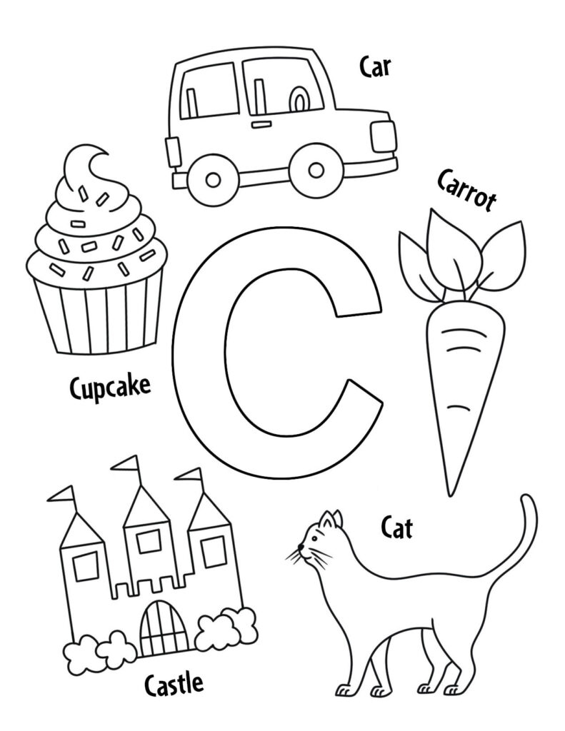 Free Letter C Worksheets For Preschool ⋆ The Hollydog Blog in Free Printable Preschool Worksheets Letter C