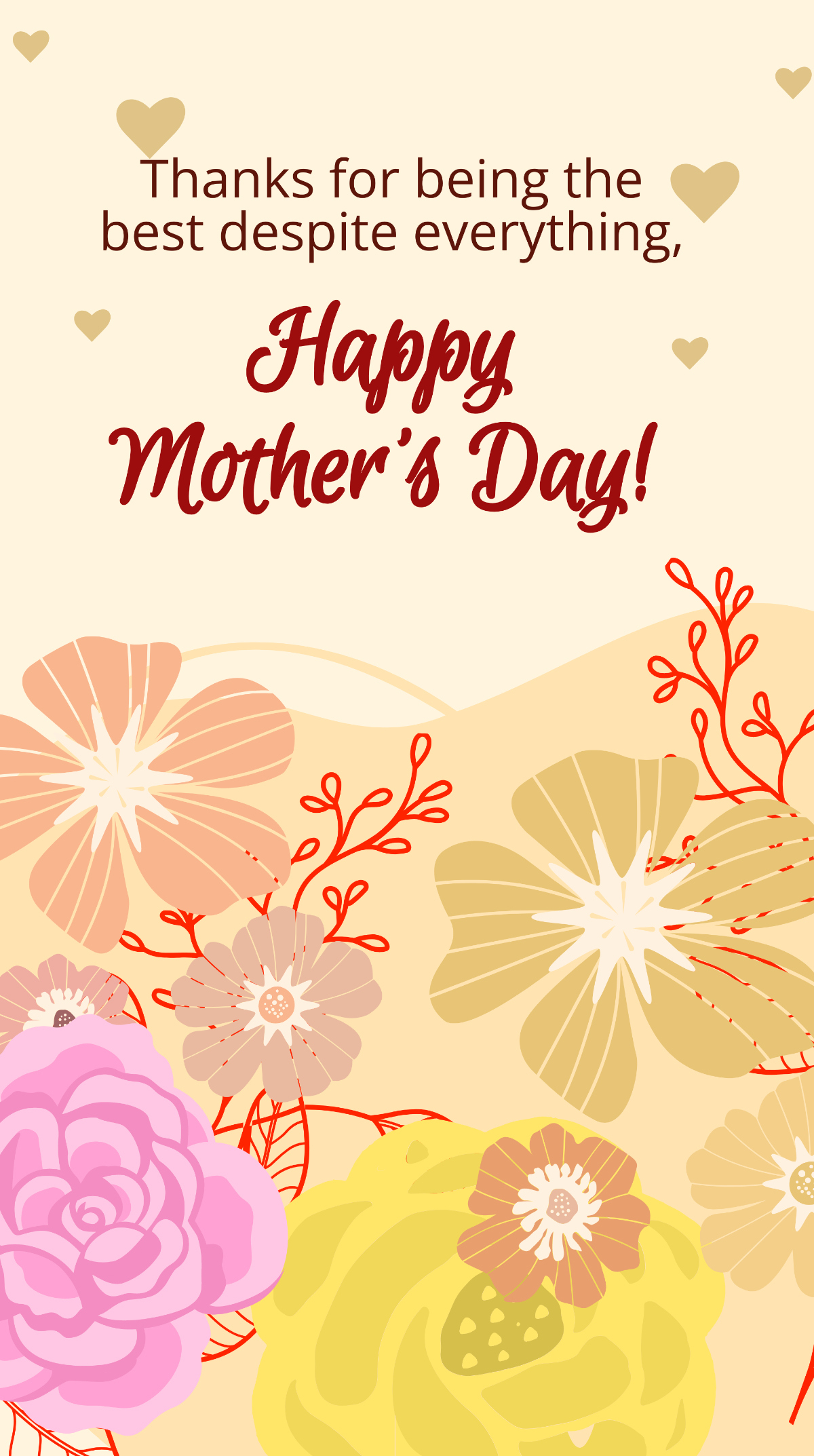 Free Mother&amp;#039;S Day Card Templates &amp;amp; Examples - Edit Online &amp;amp; Download pertaining to Free Mother&amp;#039;S Day Printables