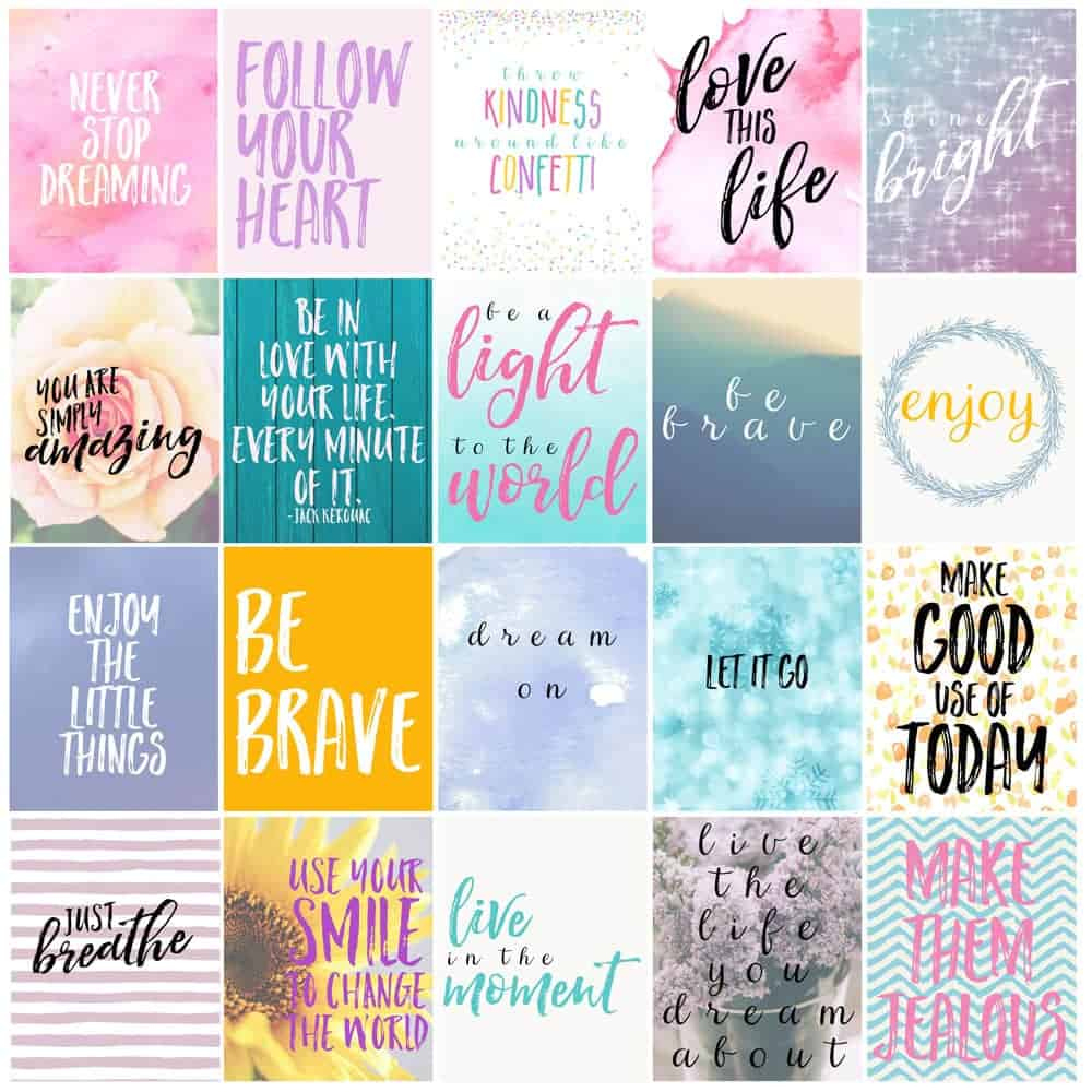 Free Motivational Printable Planner Stickers - Love Paper Crafts for Free Printable Stickers