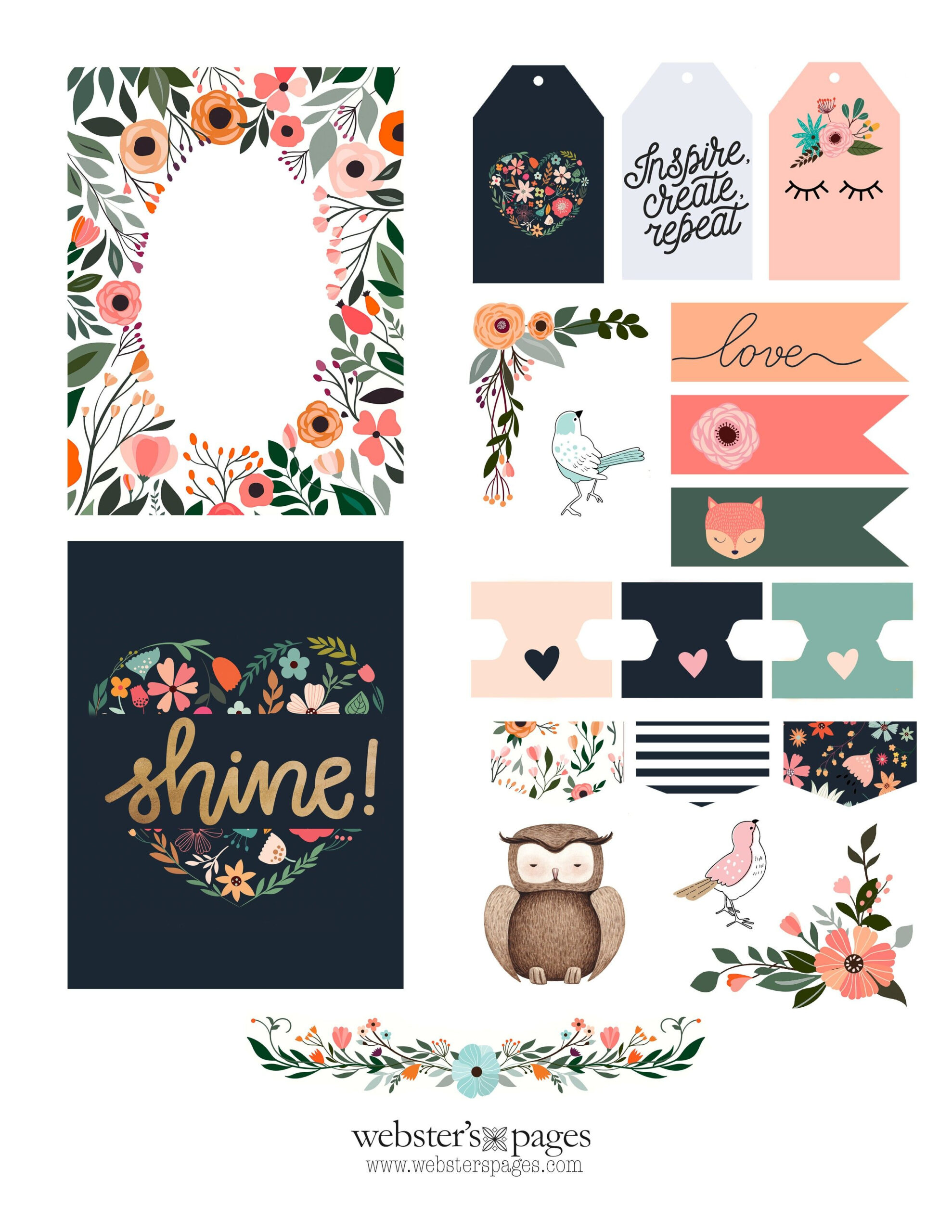 Free - New Fall | Scrapbook Printables Free, Free Planner Stickers for Free Printable Scrapbook Stuff