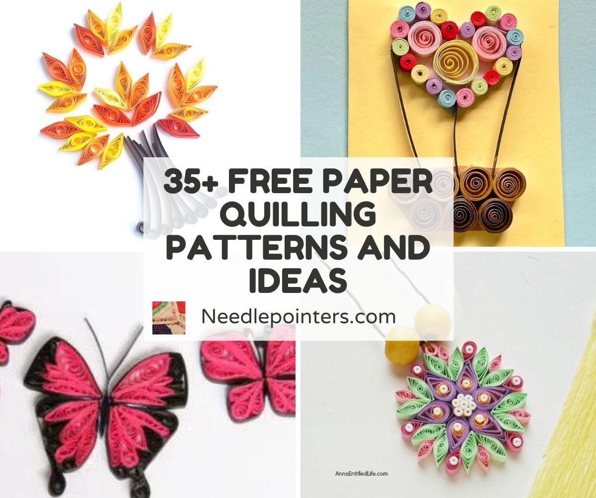 Free Paper Quilling Patterns And Ideas | Needlepointers with regard to Free Printable Quilling Patterns Designs