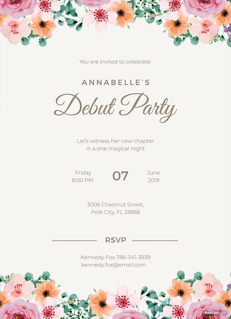 Free Party Invitation Templates &amp;amp; Examples - Edit Online &amp;amp; Download for Invitation Creator Free Printable