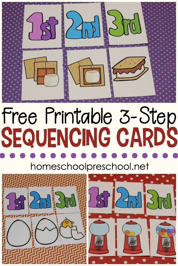 Free Printable 3-Step Sequencing Cards For Preschoolers | Money throughout Free Printable Sequencing Cards For Preschool