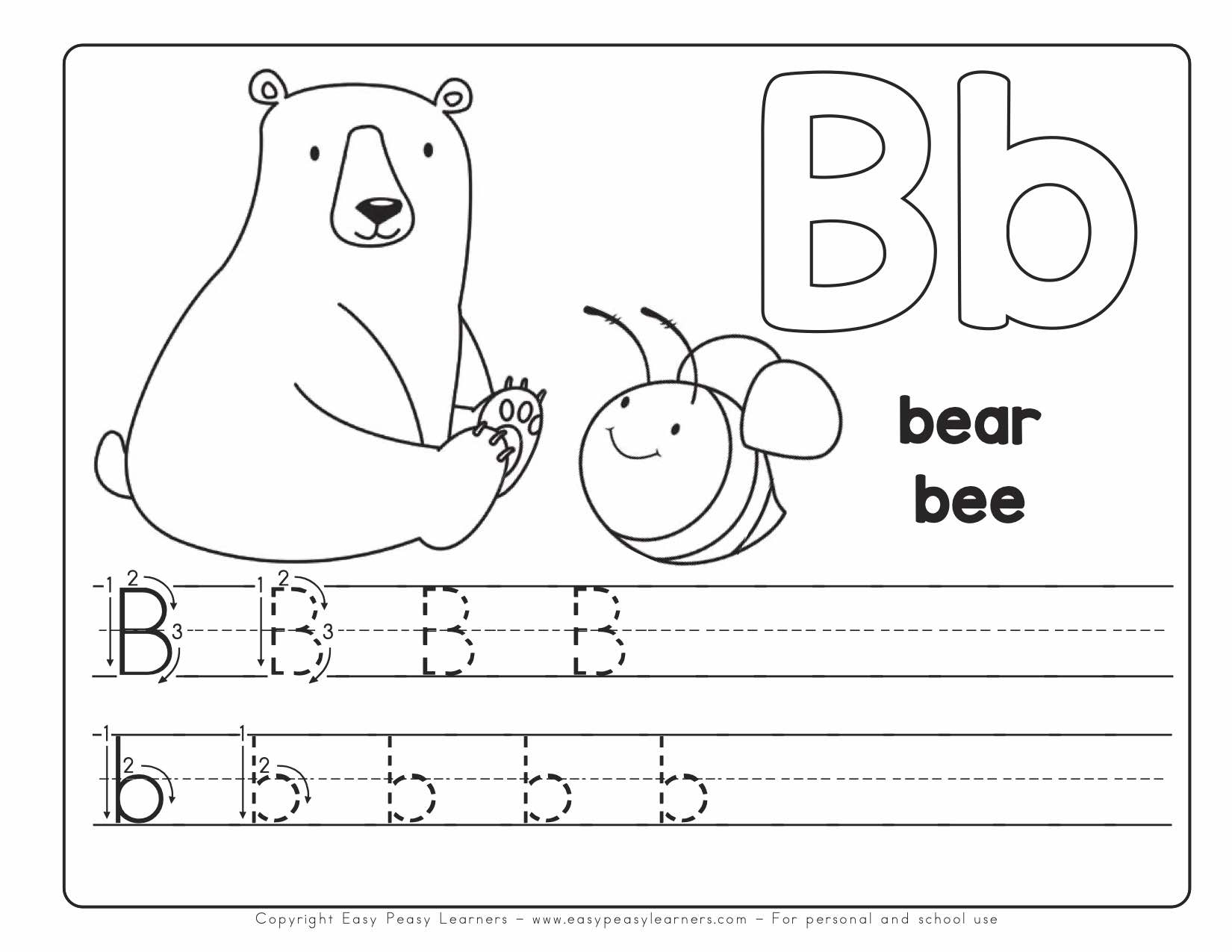 Free Printable Alphabet Book - Alphabet Worksheets For Pre-K And K for Free Printable Alphabet Pages