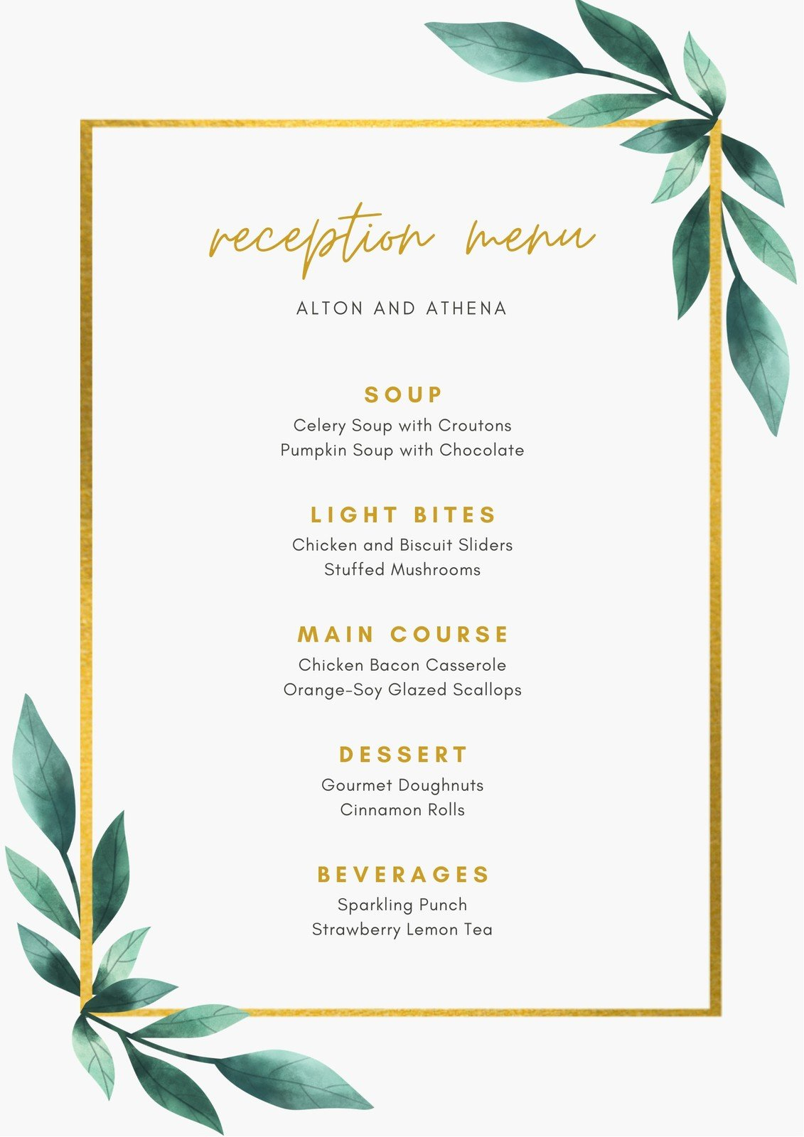 Free Printable And Customizable Fancy Menu Templates | Canva for Free Printable Menu Templates