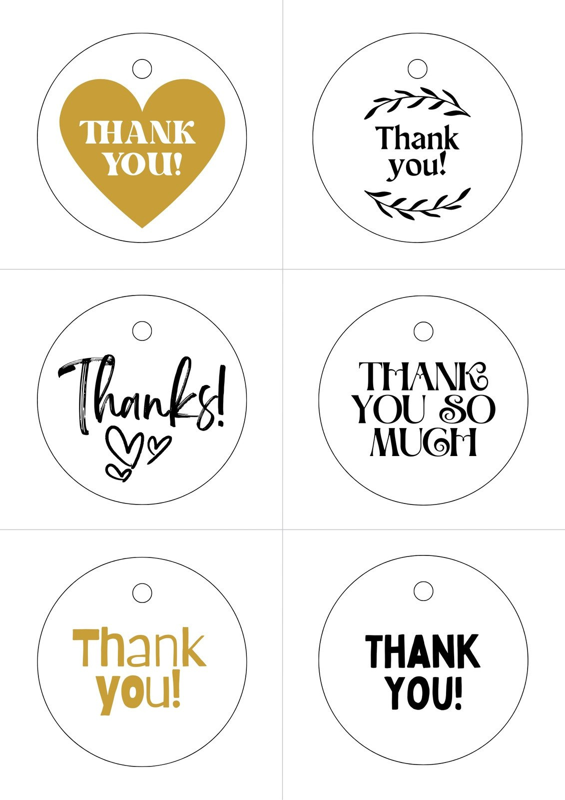 Free, Printable And Customizable Gift Tag Templates | Canva for Thank You for Coming Free Printable Tags