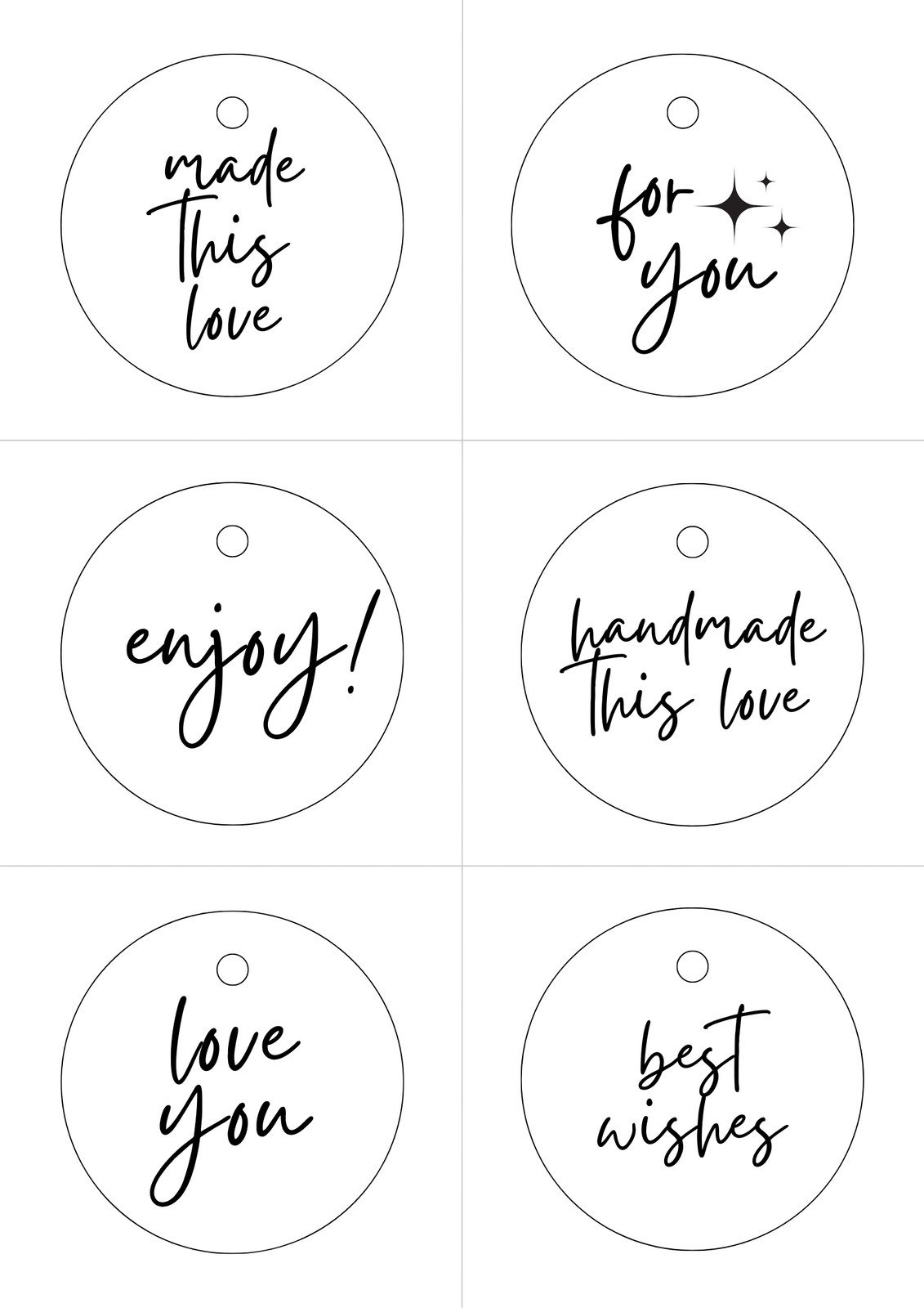 Free, Printable And Customizable Gift Tag Templates | Canva intended for Free Printable Gift Name Tags