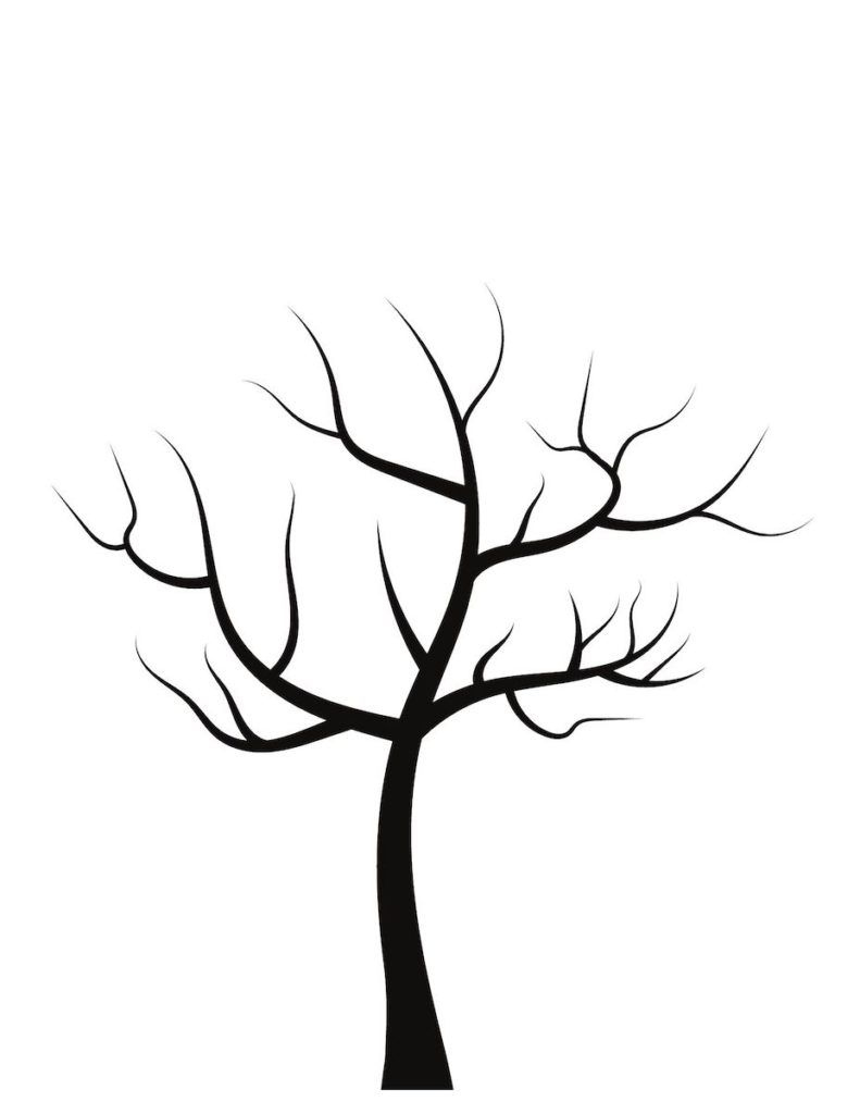 Free Printable Bare Tree Template For Kids Activities with regard to Free Printable Tree Template