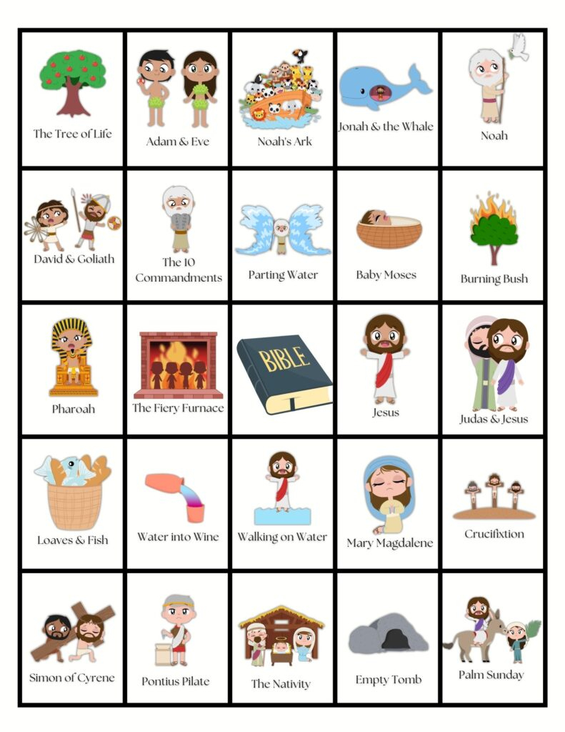 Free Printable Bible Bingo | Healing Home within Free Printable Bible Bingo For Preschoolers