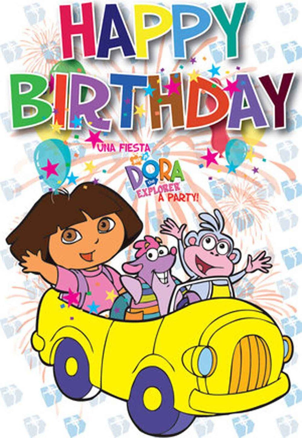 Free Printable Birthday Cards, Birthday Cards, Happy Birthday with regard to Dora Birthday Cards Free Printable