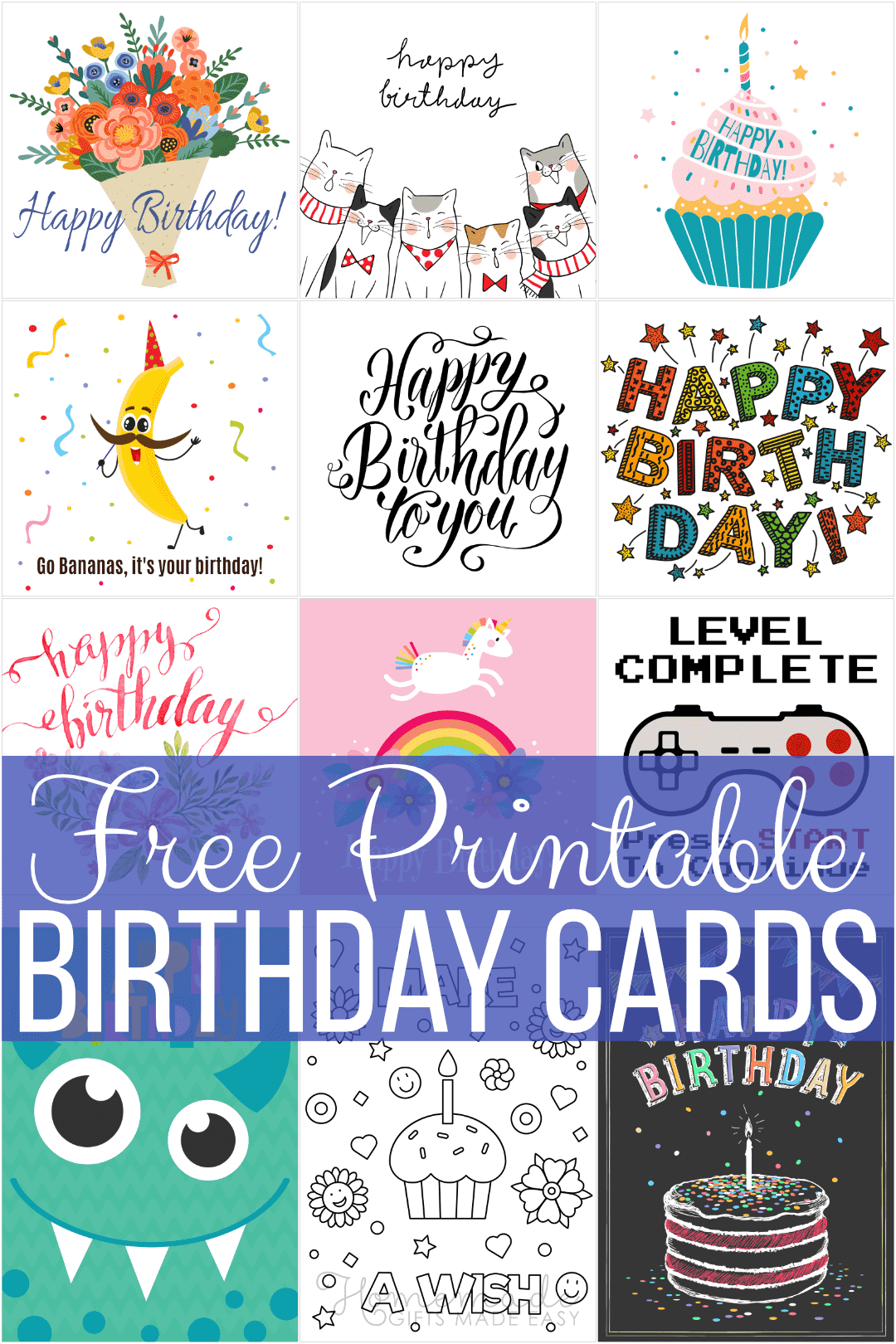 Free Printable Birthday Cards For Everyone in Free Printable Birthday Cards for Her