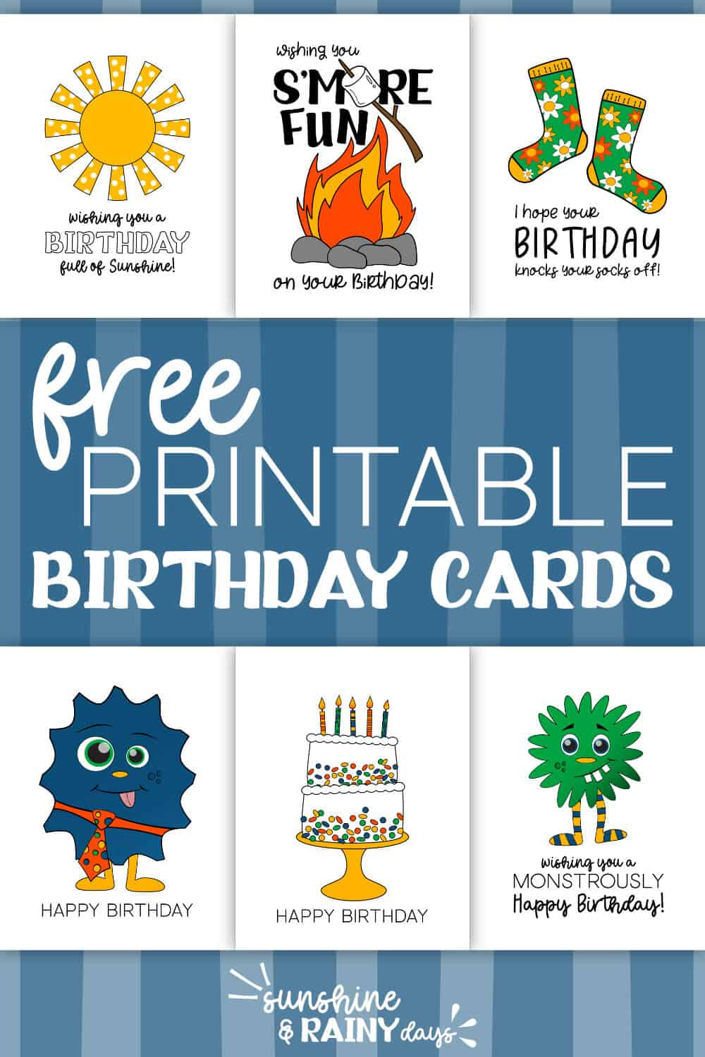 Free Printable Birthday Cards - Sunshine And Rainy Days intended for Free Printable Special Occasion Cards