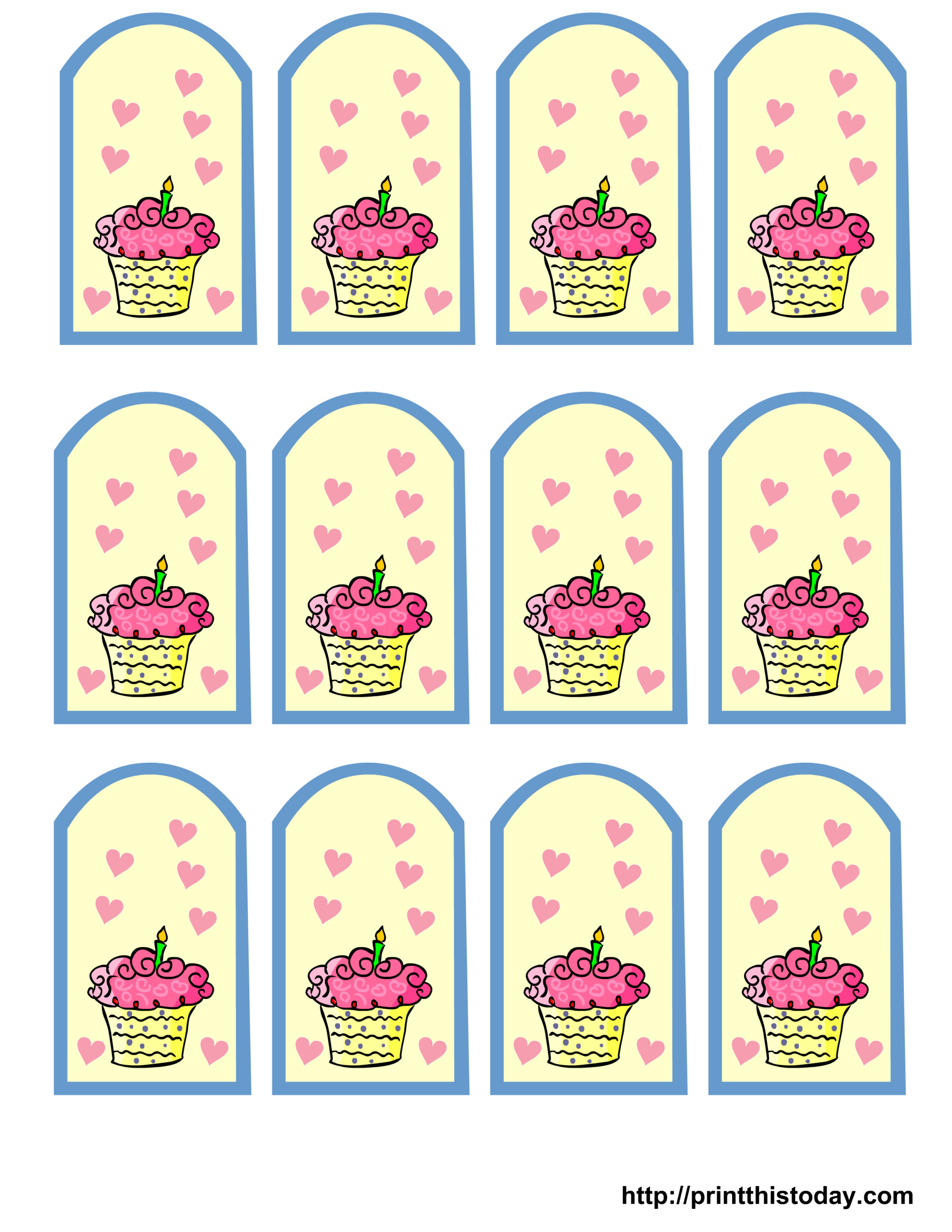 Free Printable Birthday Favor Tags | Print This Today | Free pertaining to Party Favor Tags Free Printable