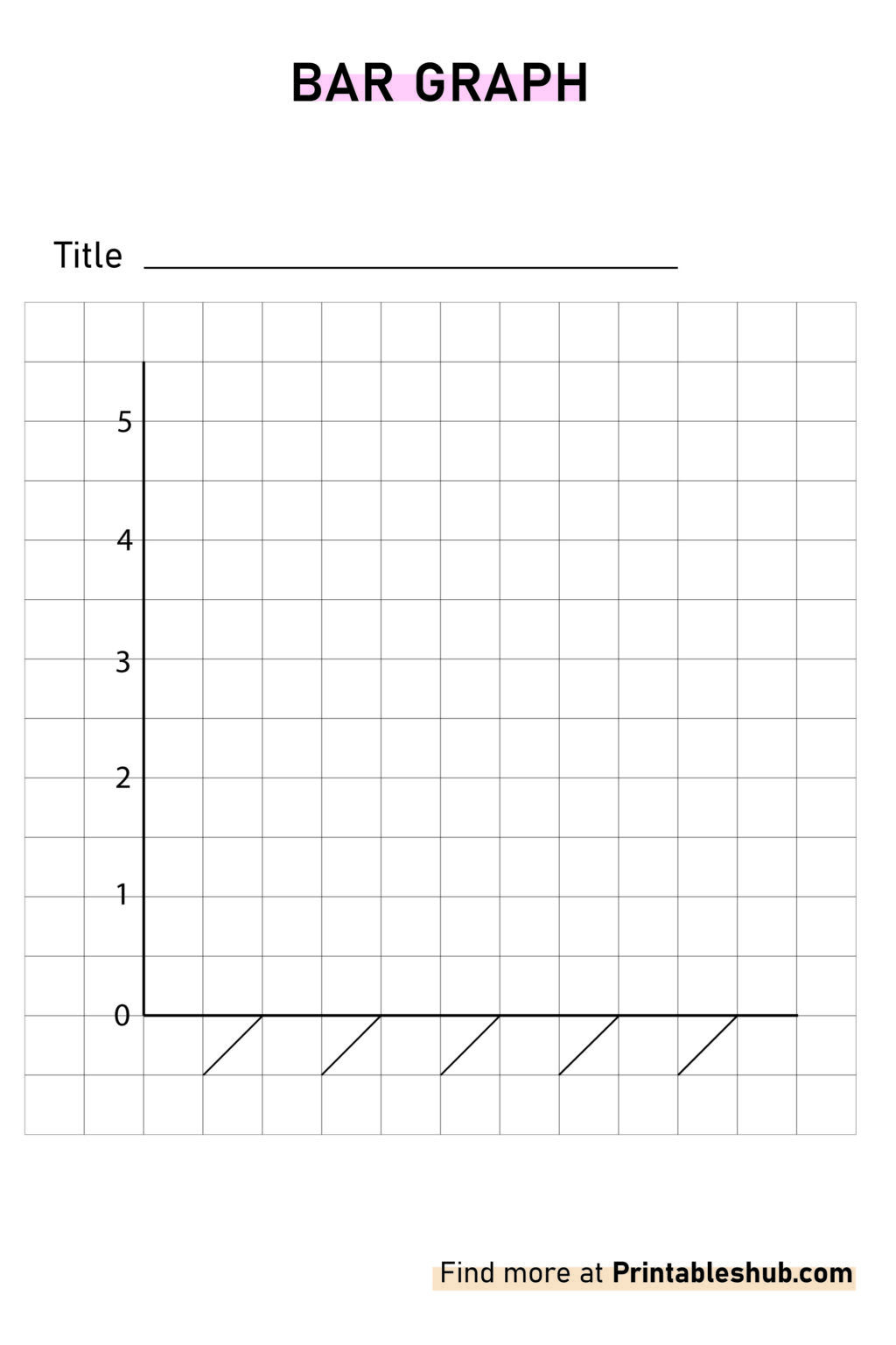 Free Printable Blank Bar Graph Template [Pdf Included] | Bar Graph for Free Printable Blank Bar Graph Worksheets