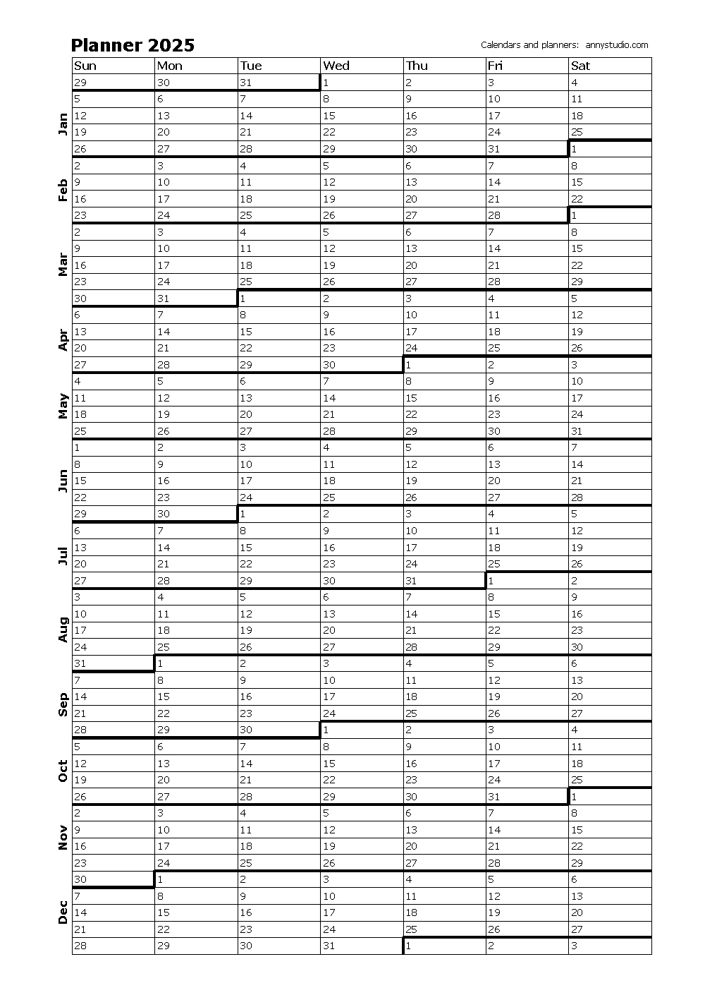 Free Printable Calendars And Planners 2024, 2025 And 2026 with Free Printable Daily Planner 2025